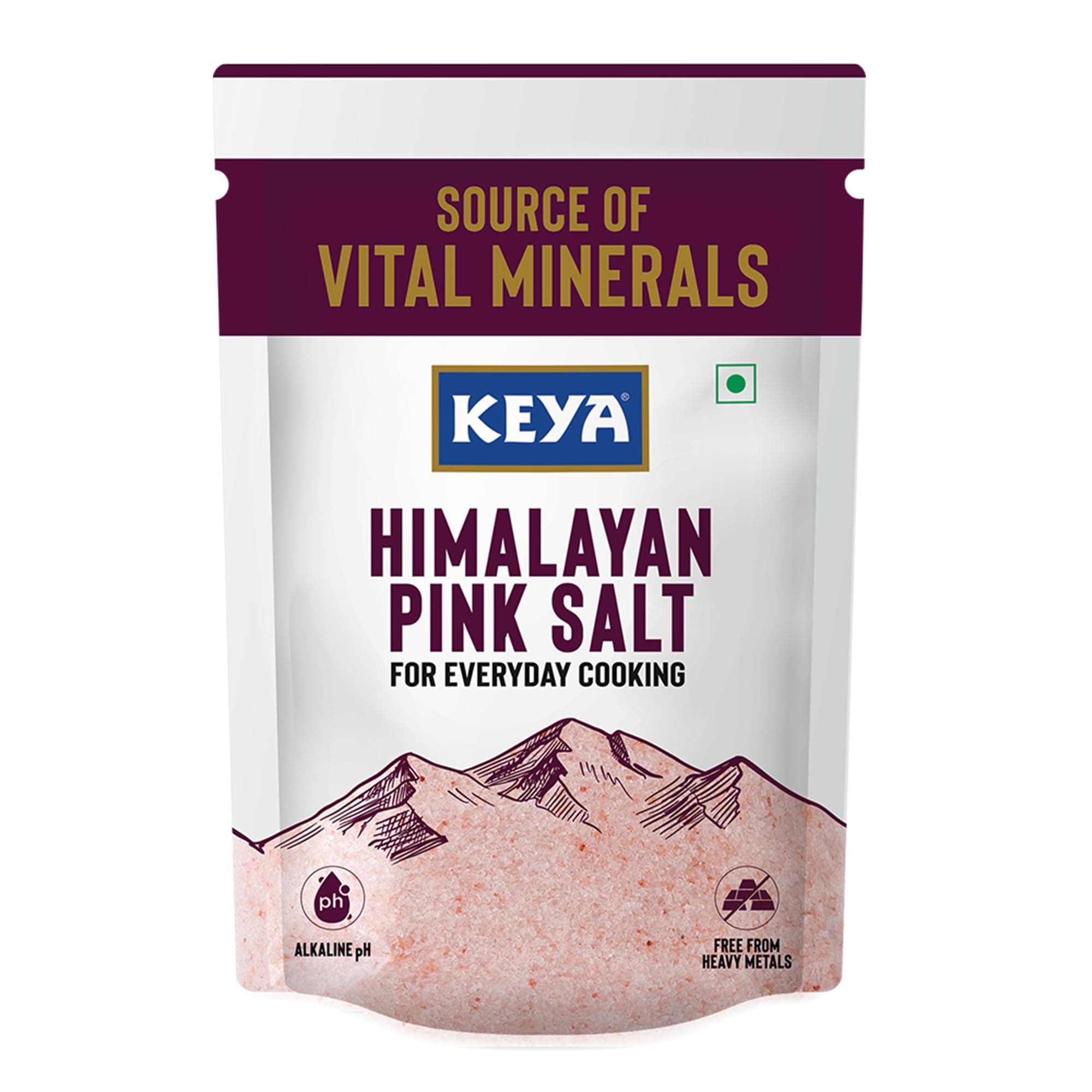 Himalayan Pink Salt 1kg | Mineral rich Salt for Healthy Cooking | Sendha Namak for Healthy Life | Mineral Rich Salt | Low Sodium | Packed with 84 Minerals
