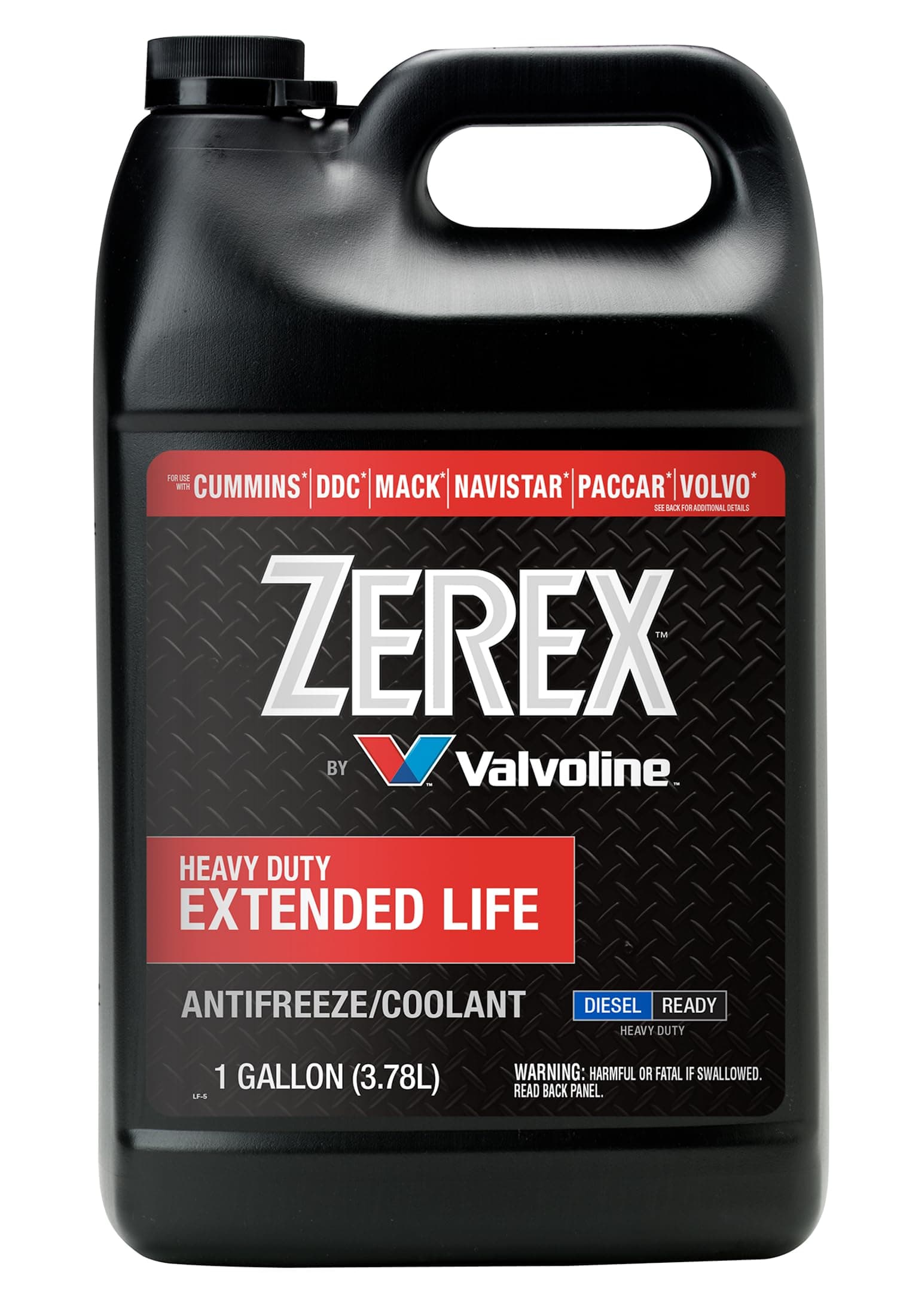 Heavy Duty Extended Life Antifreeze/Coolant, Concentrated - 1gal (ZXED1)