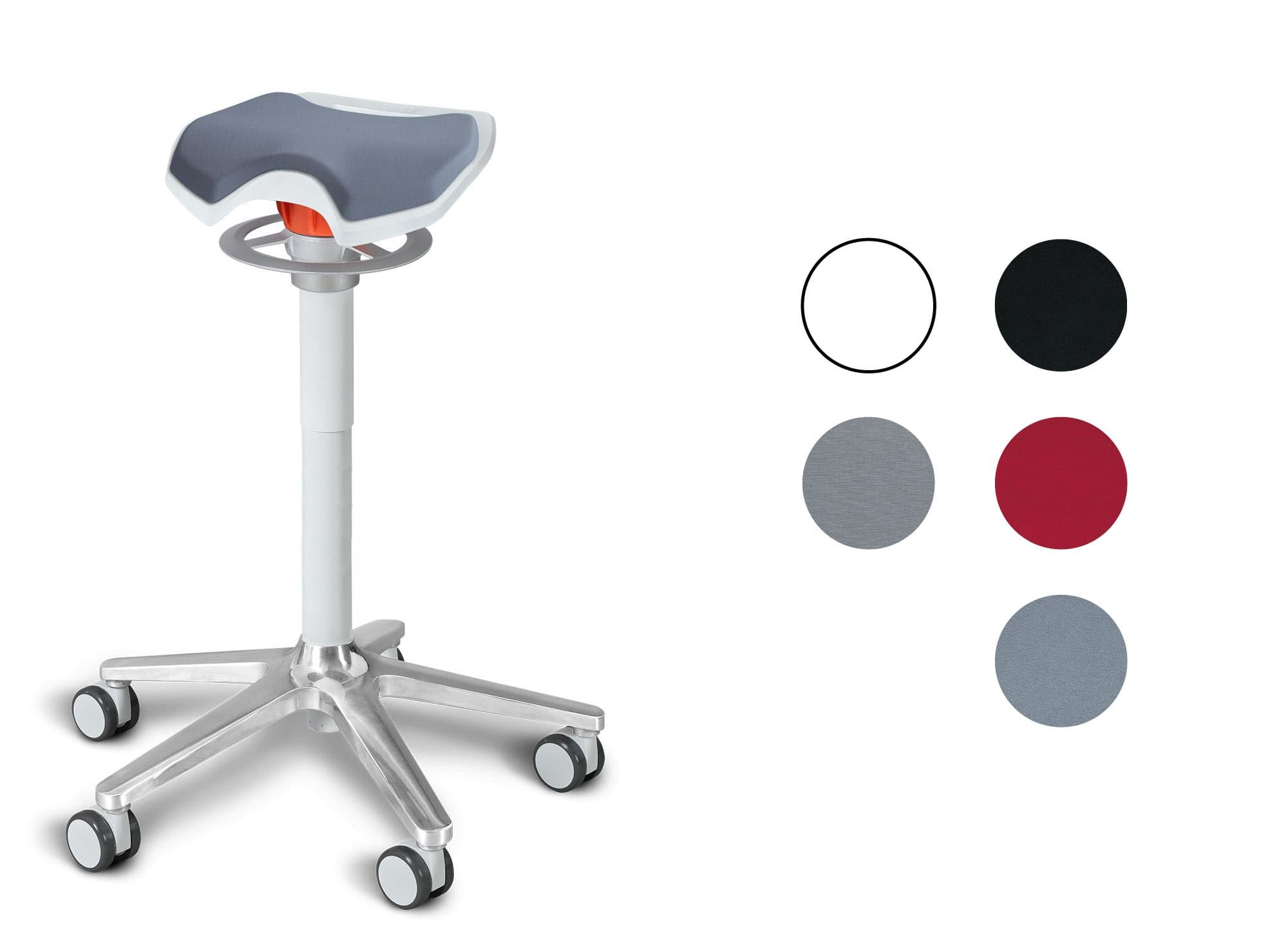 Ongo Roll Tall White Saddle 5 Different Pads