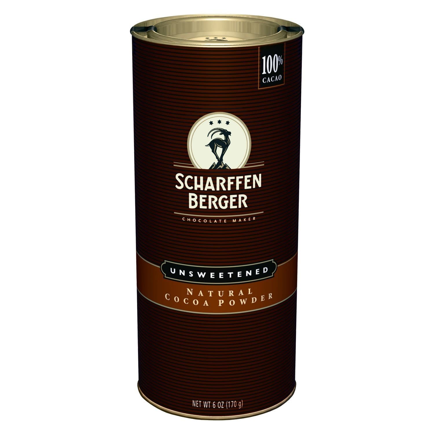 Scharffen BergerUnsweetened Natural Cocoa Powder, 6 Ounce