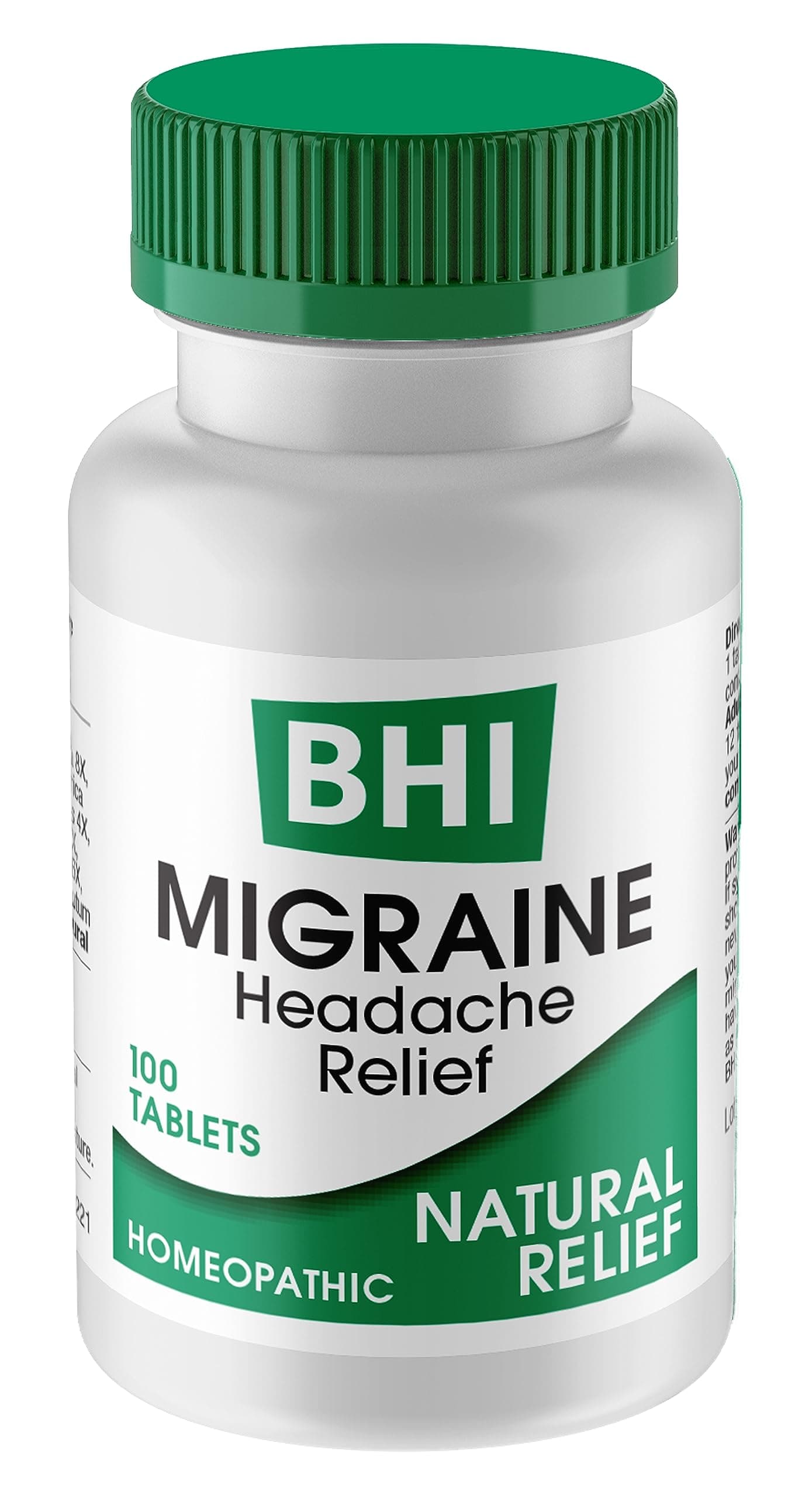 MediNatura Bhi/Heel - Migraine 100 Tablets Formerly Headache Ii 57908