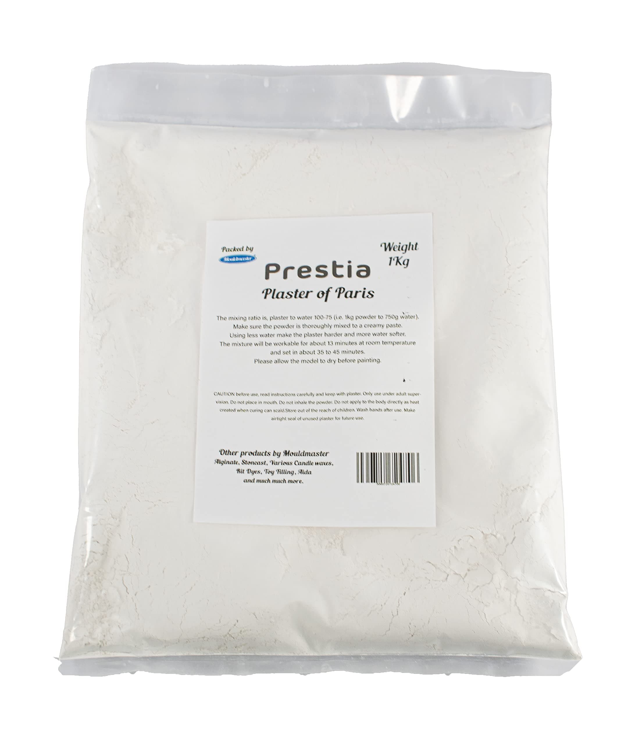Mouldmaster PMM10 Prestia Plaster of Paris 1Kg, White