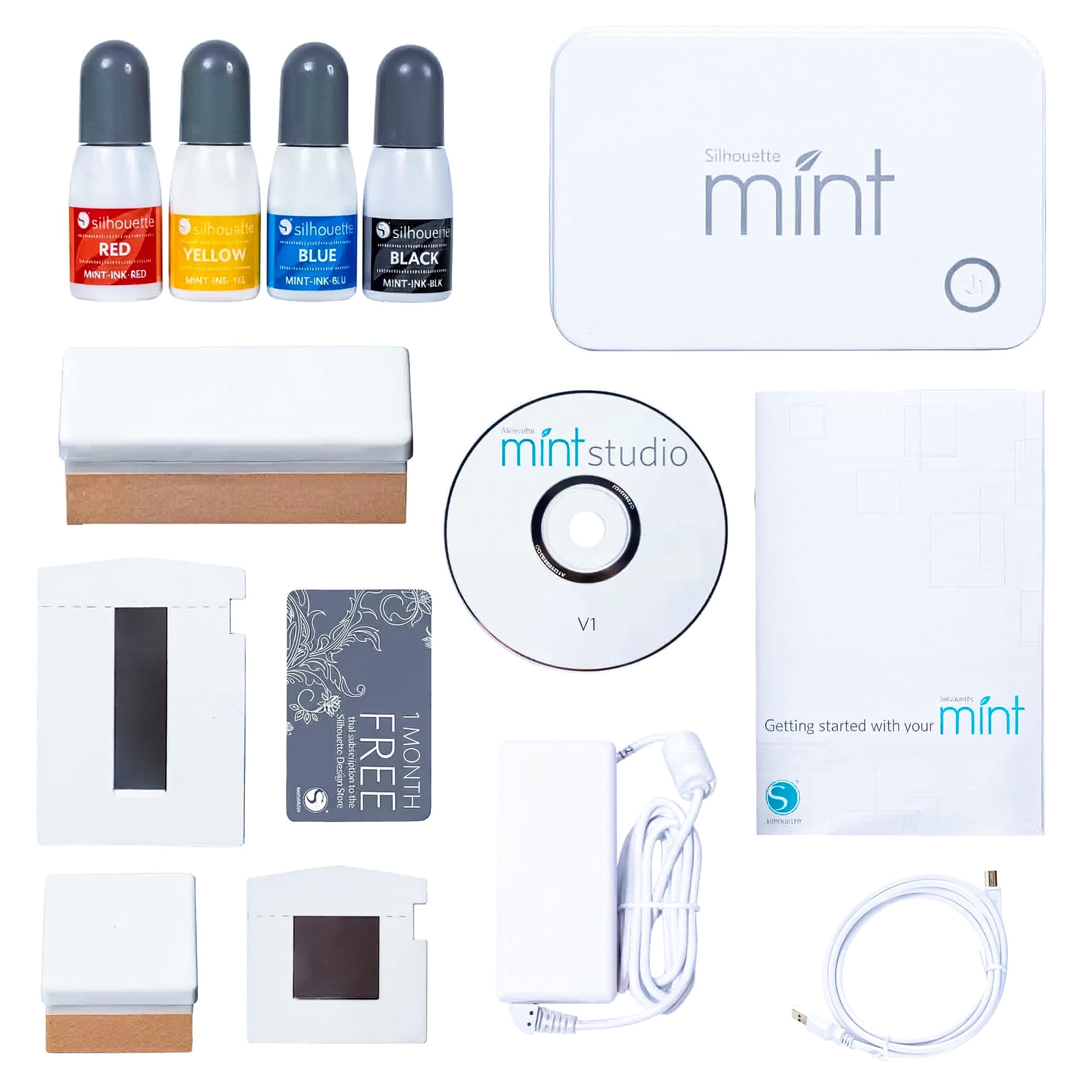 Silhouette America, Silhouette Mint Custom Printer (White) 4x4