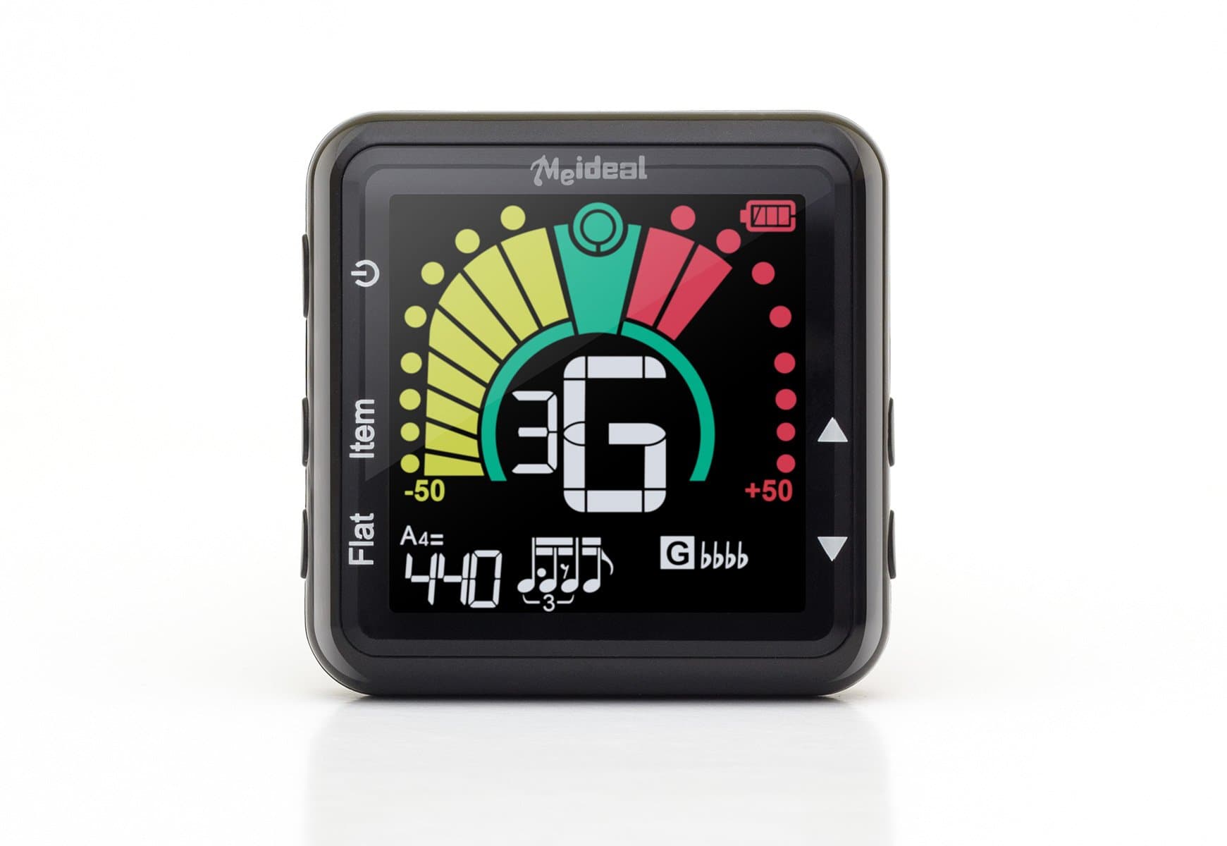 Clip-On Tuner by Avantelik. Tune Guitar, Bass, Ukulele, Violin and Banjo, Rechargeable
