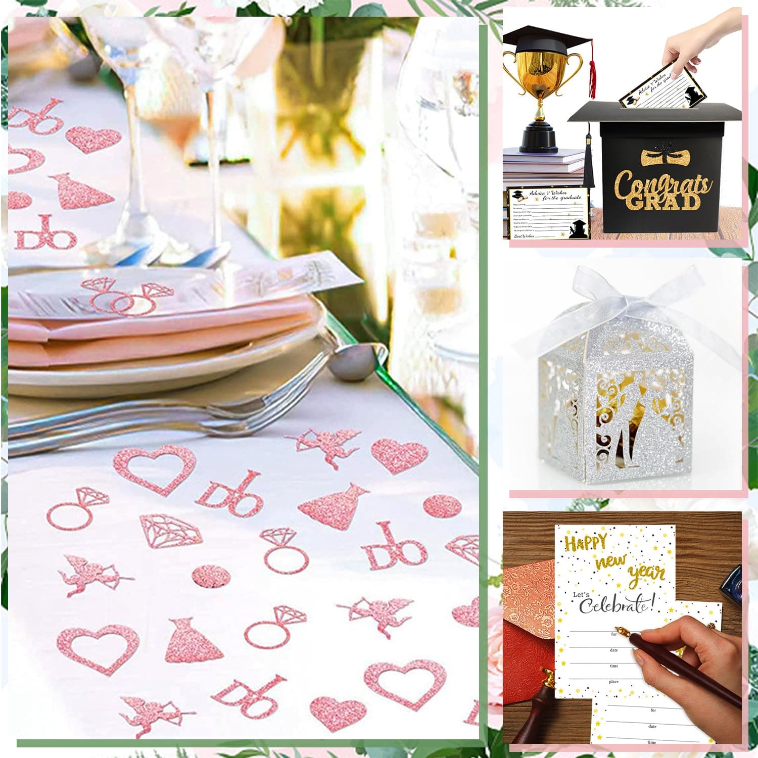 Cinvo Metallic Holographic Card Stock Shiny Iridescent A4 Thick Cardstock Mirror Paper Sheets Reflective Board for Cardmaking Scrapbook Poster Cardboard Party Decor DIY (8.5" x 11”) (Gold)