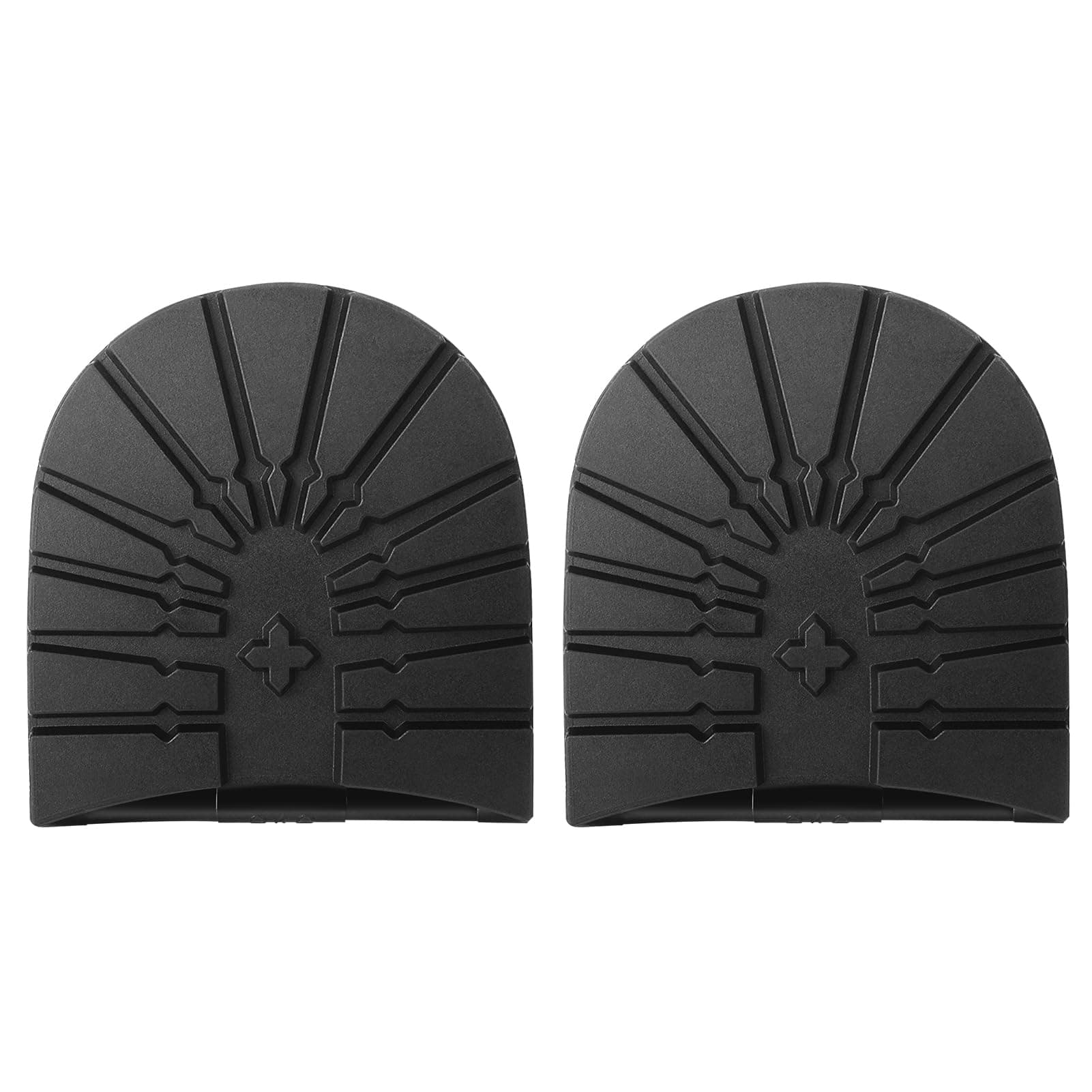 Yosoo Health Gear Rubber Sole Heel Savers Classic Shoe Repair Kit DIY Stick-on Heels Anti-Slip Shoe Soles, Shoe Repair Pads, Boot Sole Replacement Kit Shoes Repair Accessories (Heel Soles)