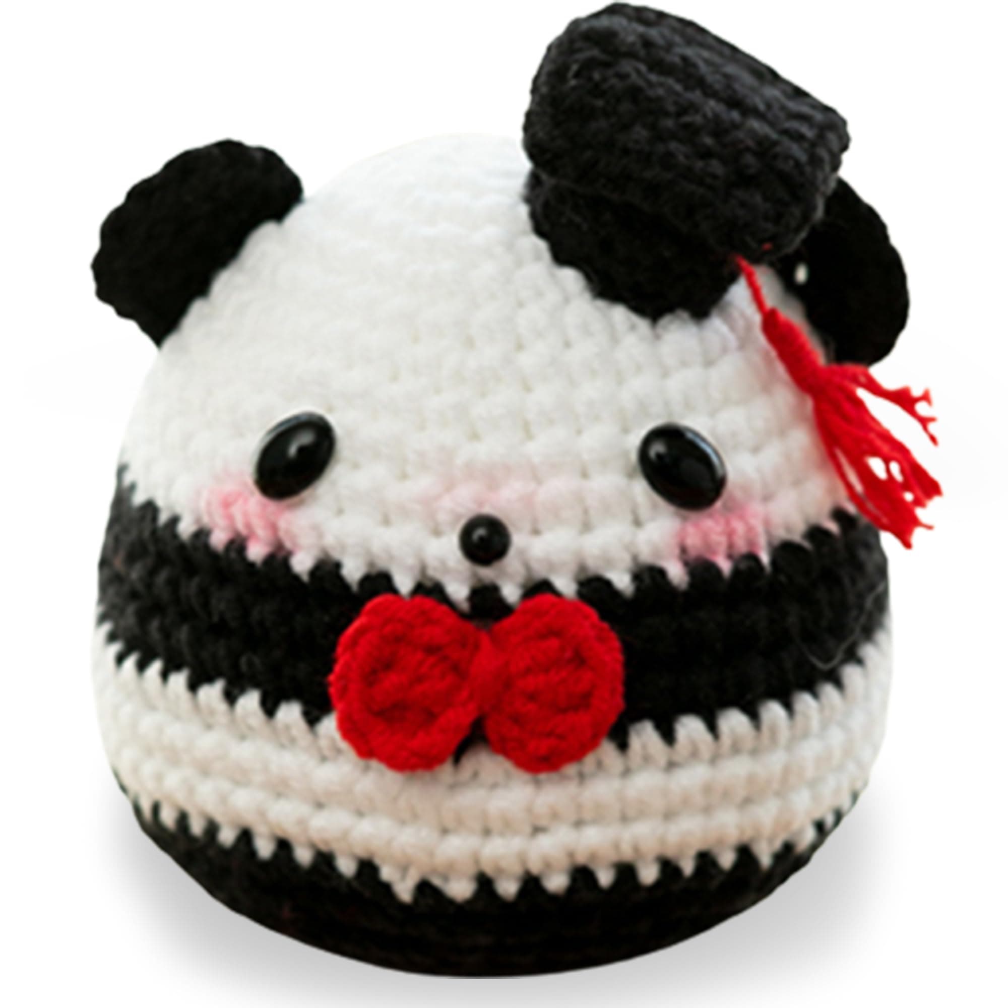 LUCK HEAVENCouple Crochet Kit for Beginner crafes for Adults and Kids - Valantine amigurumi Panda Yarn Animal with Hobby Gift for Birthdays and Graduations