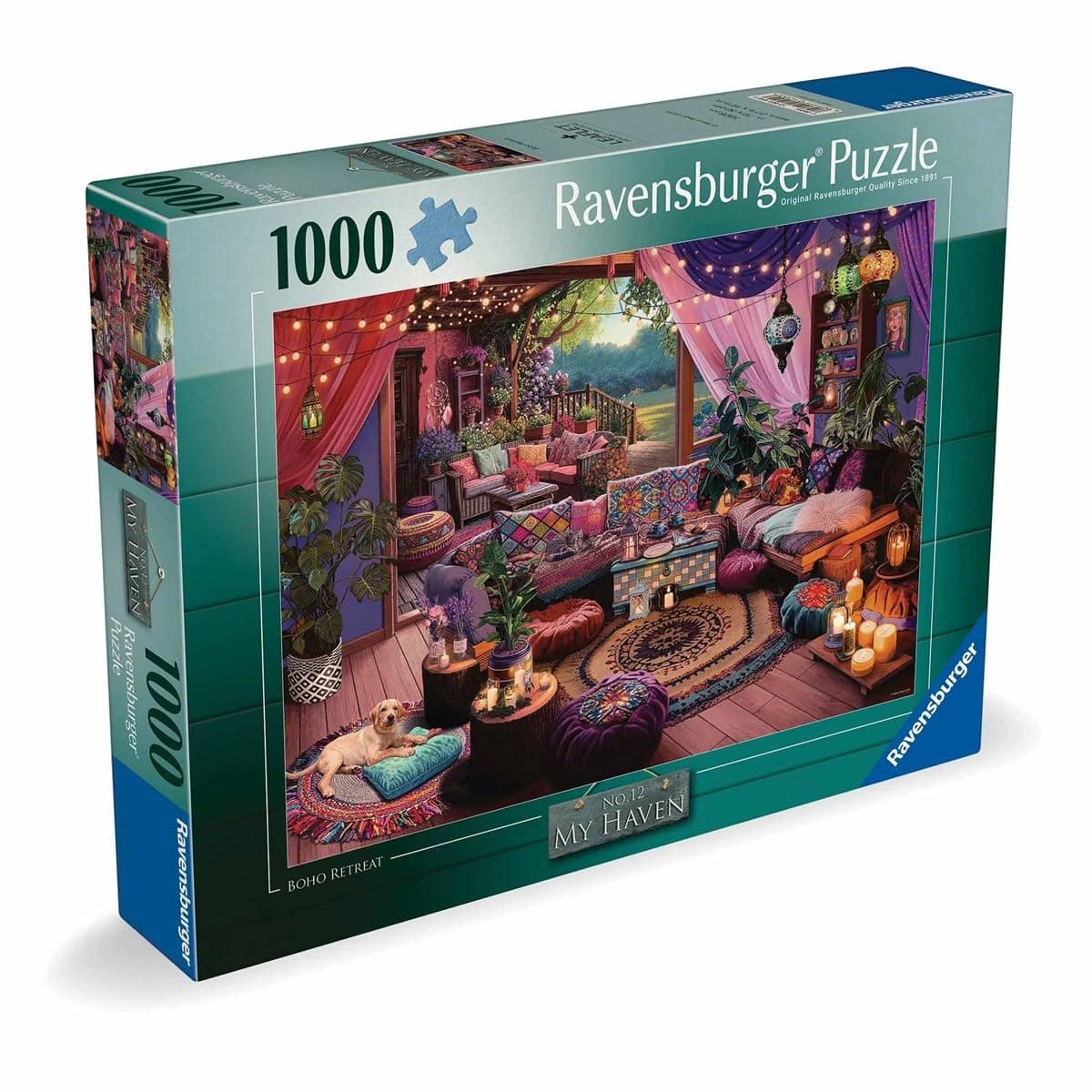 My Haven No.12 Boho Retreat - 1000 Piece Jigsaw Puzzle for Adults and Children from 12 Years