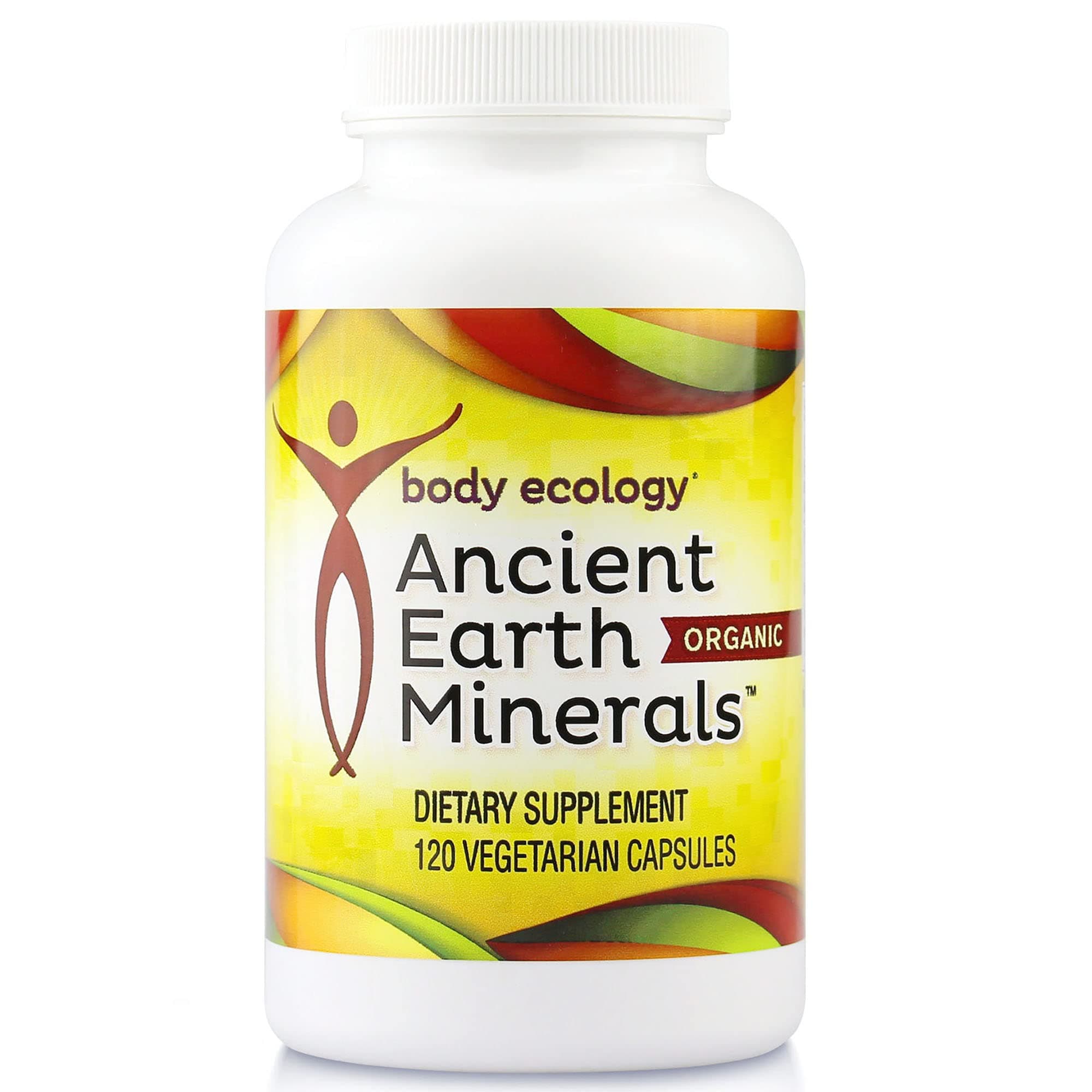 Body Ecology Ancient Earth Minerals | 100% Plant-Derived Trace Mineral Supplement | Builds Immunity| Promotes Detoxification | Non-GMO | 120 Vegetarian Count
