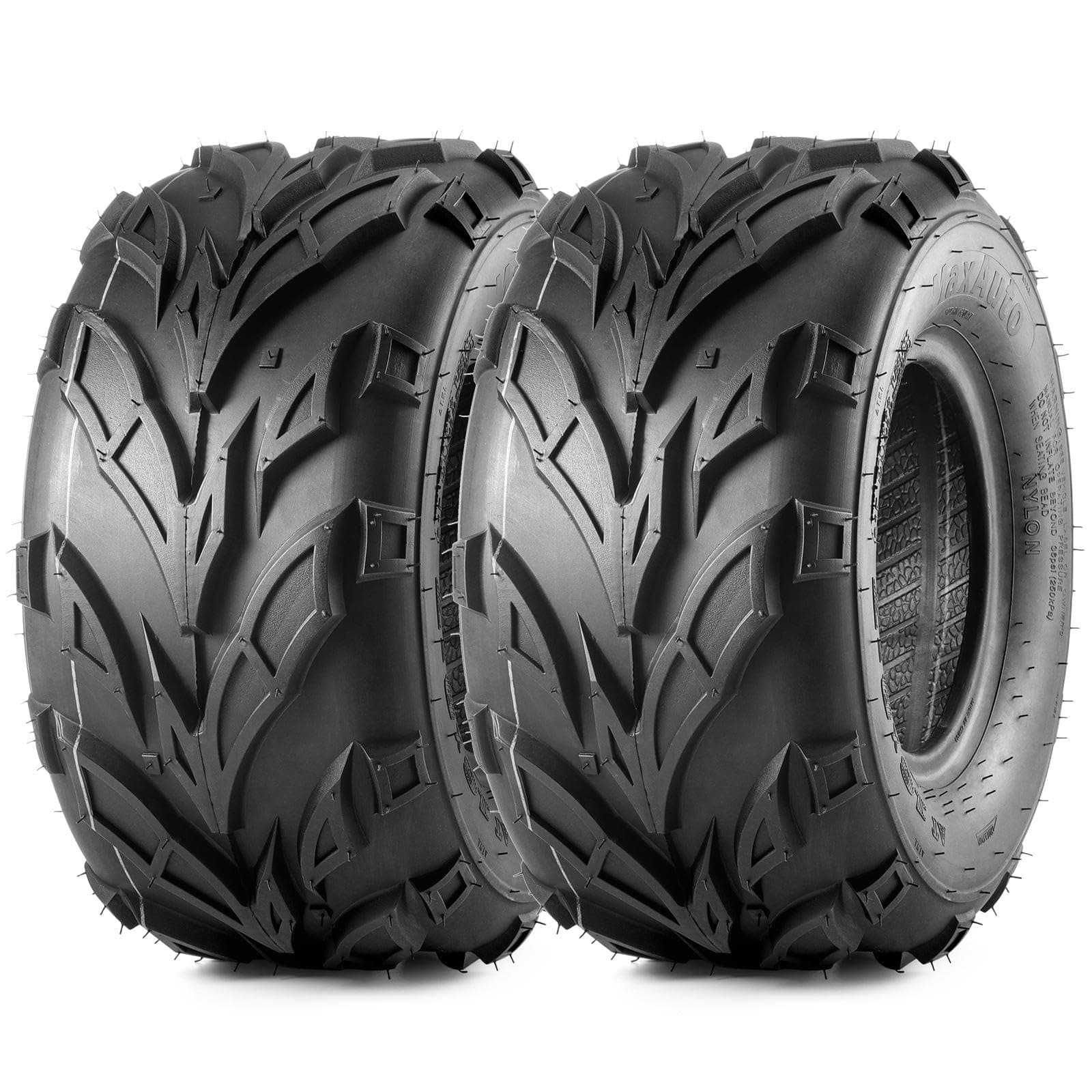 16x8-7 ATV Tires 16x8x7 Go-Kart Quad Tires,6 PR Tubeless All Terrain UTV Tire, 2 Pack