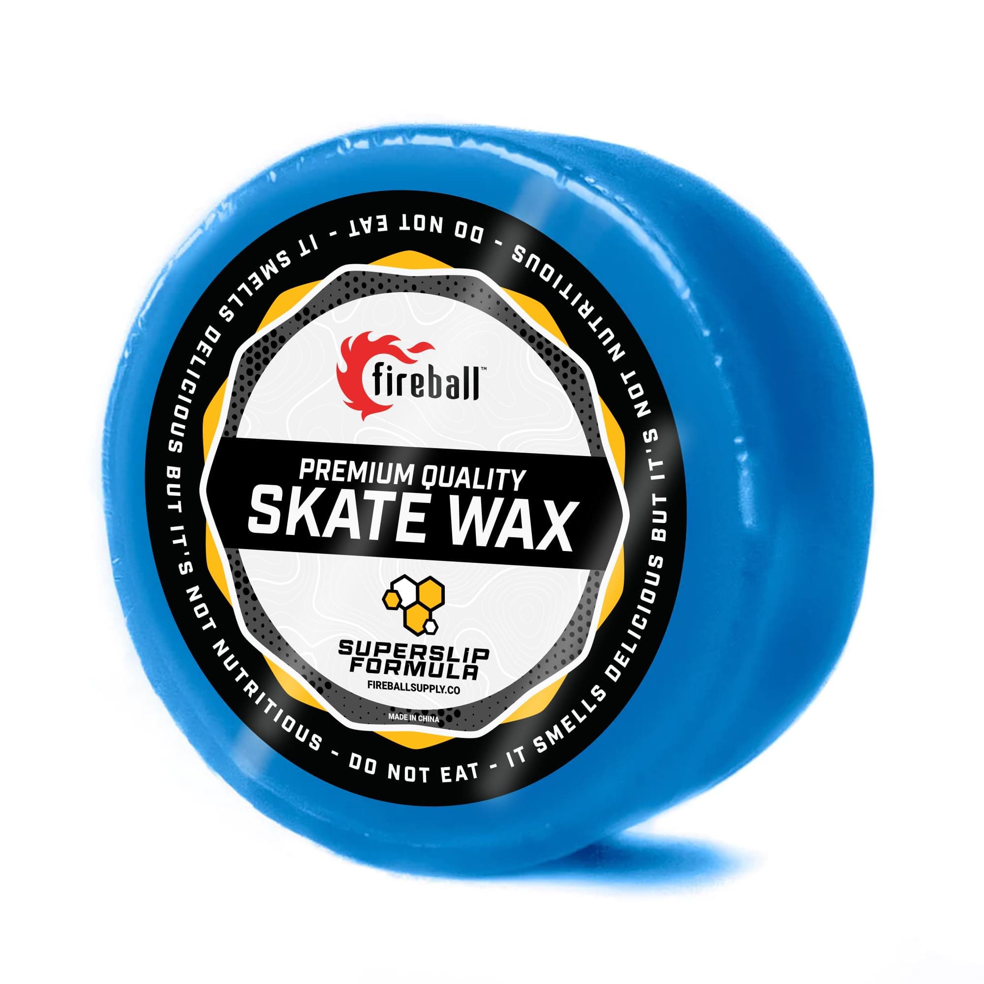 Fireball SuperSlip Pro Skateboard Wax for Rails - USA Made Skate Curb Wax for Scooters Aggressive Inline and Skateboards - Custom Formula Professional Skate Wax