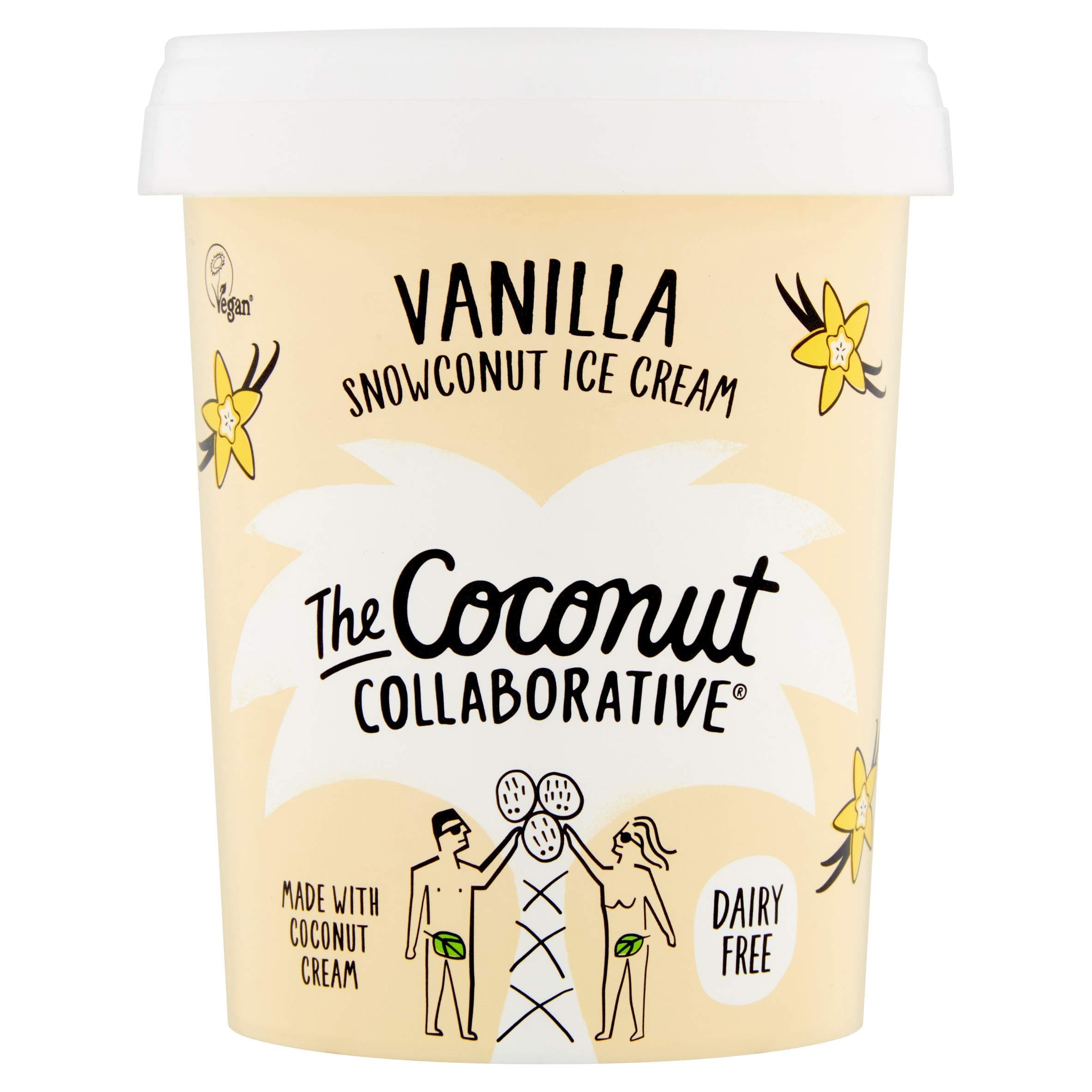 The Coconut Collaborative Dairy Free Vanilla Ice Cream, 500ml (Frozen)
