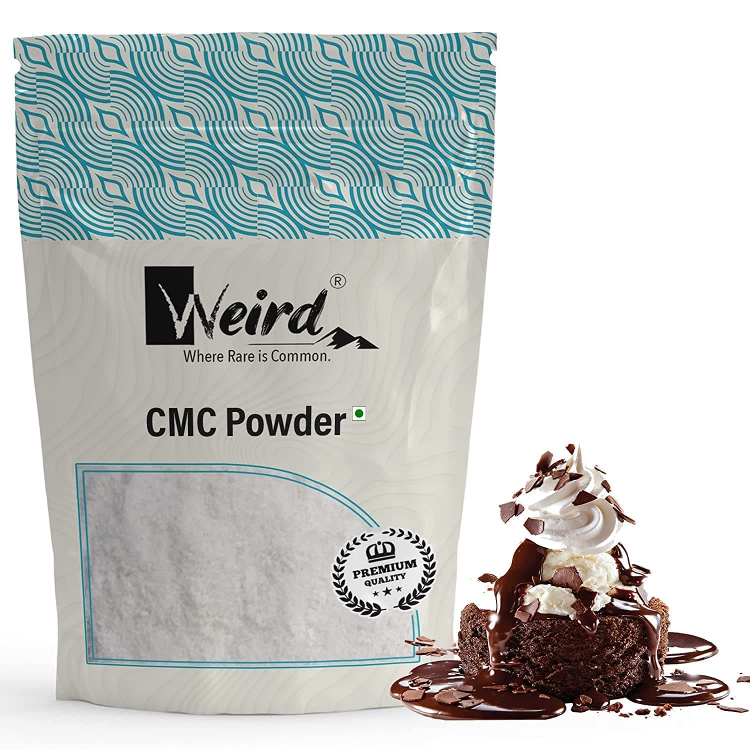 CMC Powder for Ice Cream | Carboxymethyl Cellulose Powder for Soft | Smooth | Creamy Ice Cream (Kulfi) (100GM)