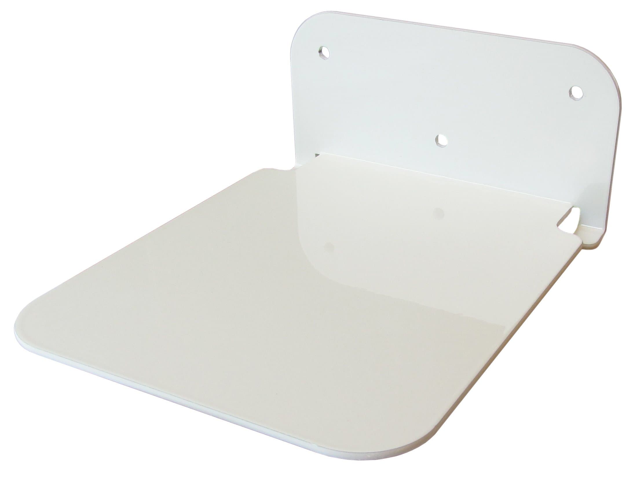 Invisible Concealed Floating Metal Bookshelf Wall Mounted Storage for Home Room Creative Decoration Book Display (1 - Pack, White)