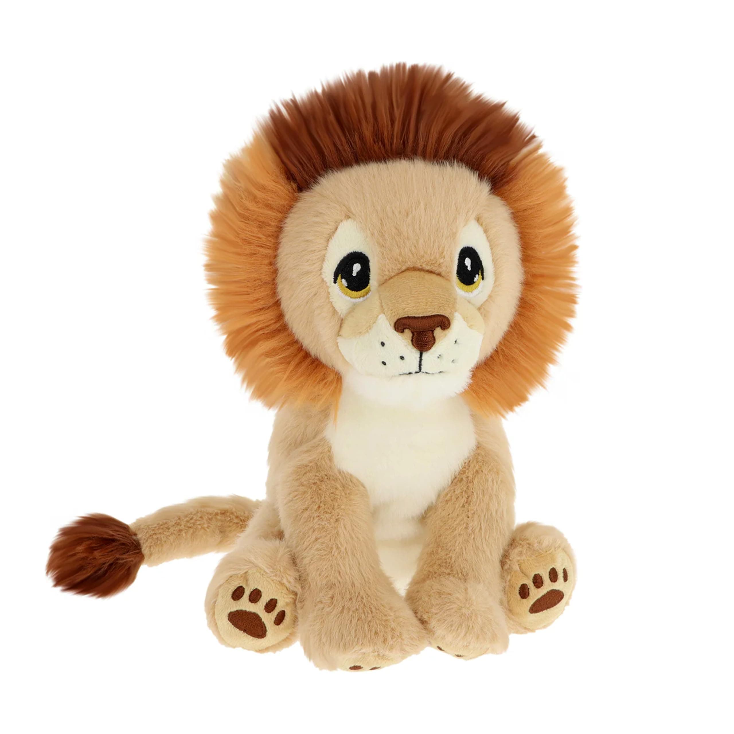 Deluxe Paws Plush Cuddly Soft Eco Toys 100% Recycled (Lion)