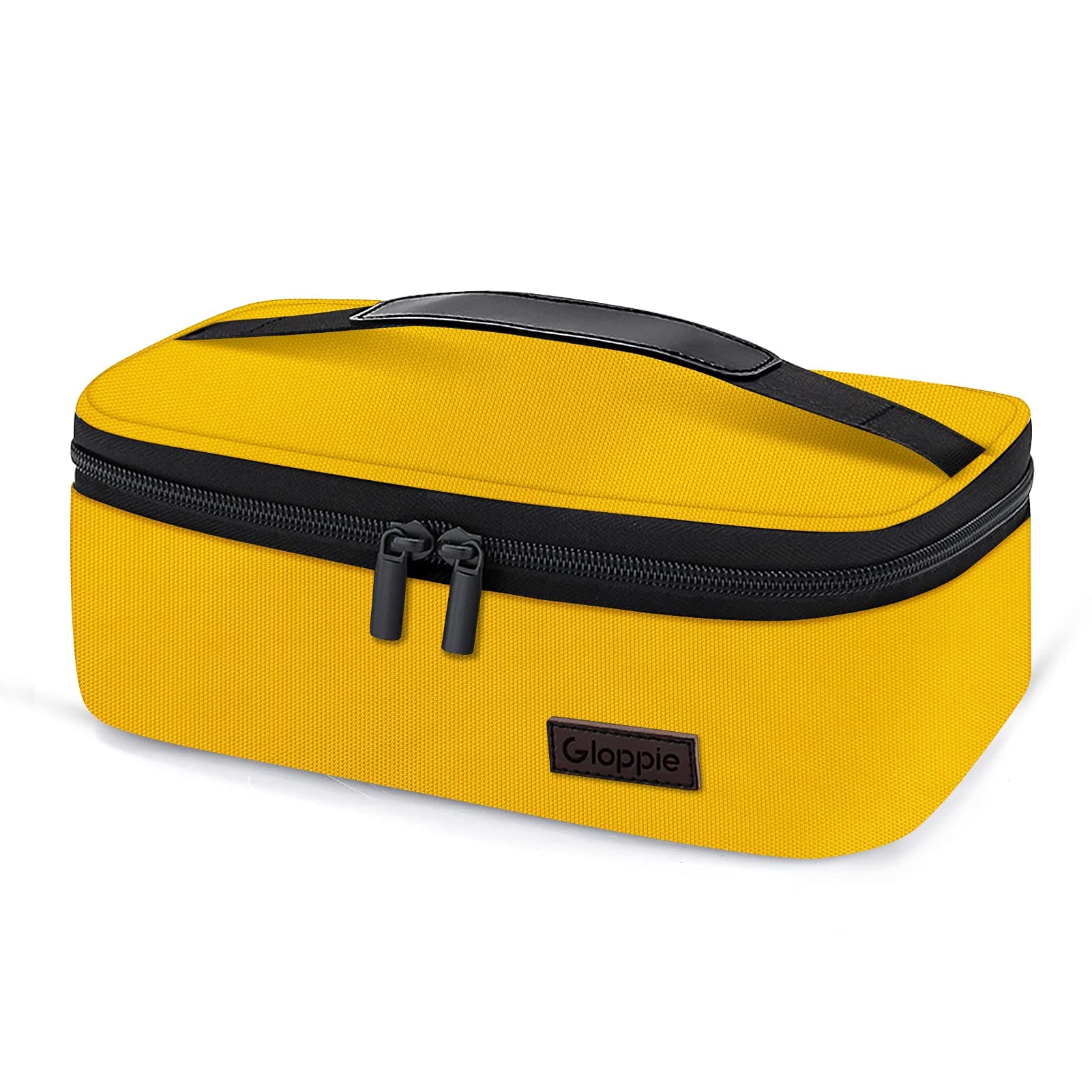 Gloppie Mini Lunch Box Small Kids Lunch Bag Compact LunchBox Bag, CPC Certified | Child-Safe Materials, Insulated LunchBag Reusable Sandwich Containers Snack Box, Yellow