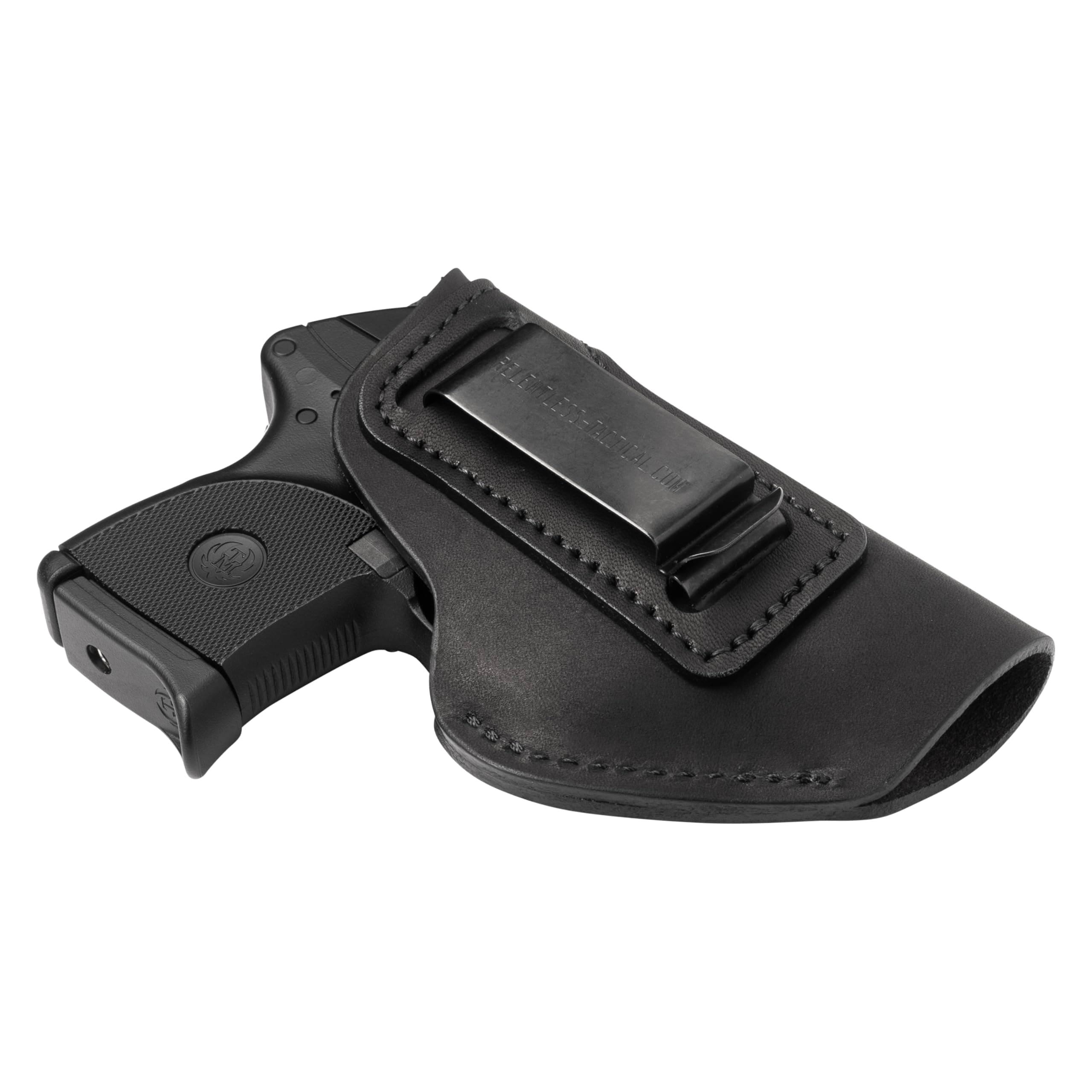 Made in USA - .380 Leather Holster | Fits Ruger LCP / LCP2, Sig P238, Walther PPK, S&W Bodyguard .380 | The Defender Leather IWB Holsters | Concealed Carry IWB Holster