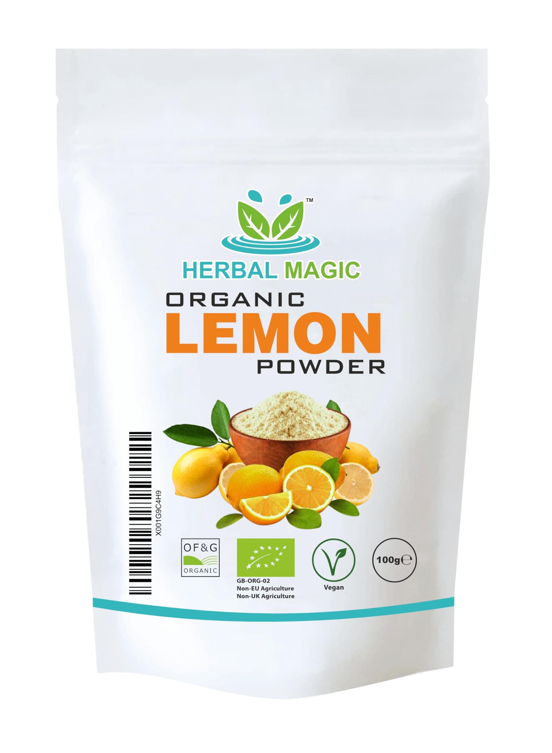 Pure & Organic Lemon juice Powder - Rich & Vibrant Smoothies, Shakes, Juices, Baking, Cuisines - irresistibly delicious - for an active lifestyle -100g