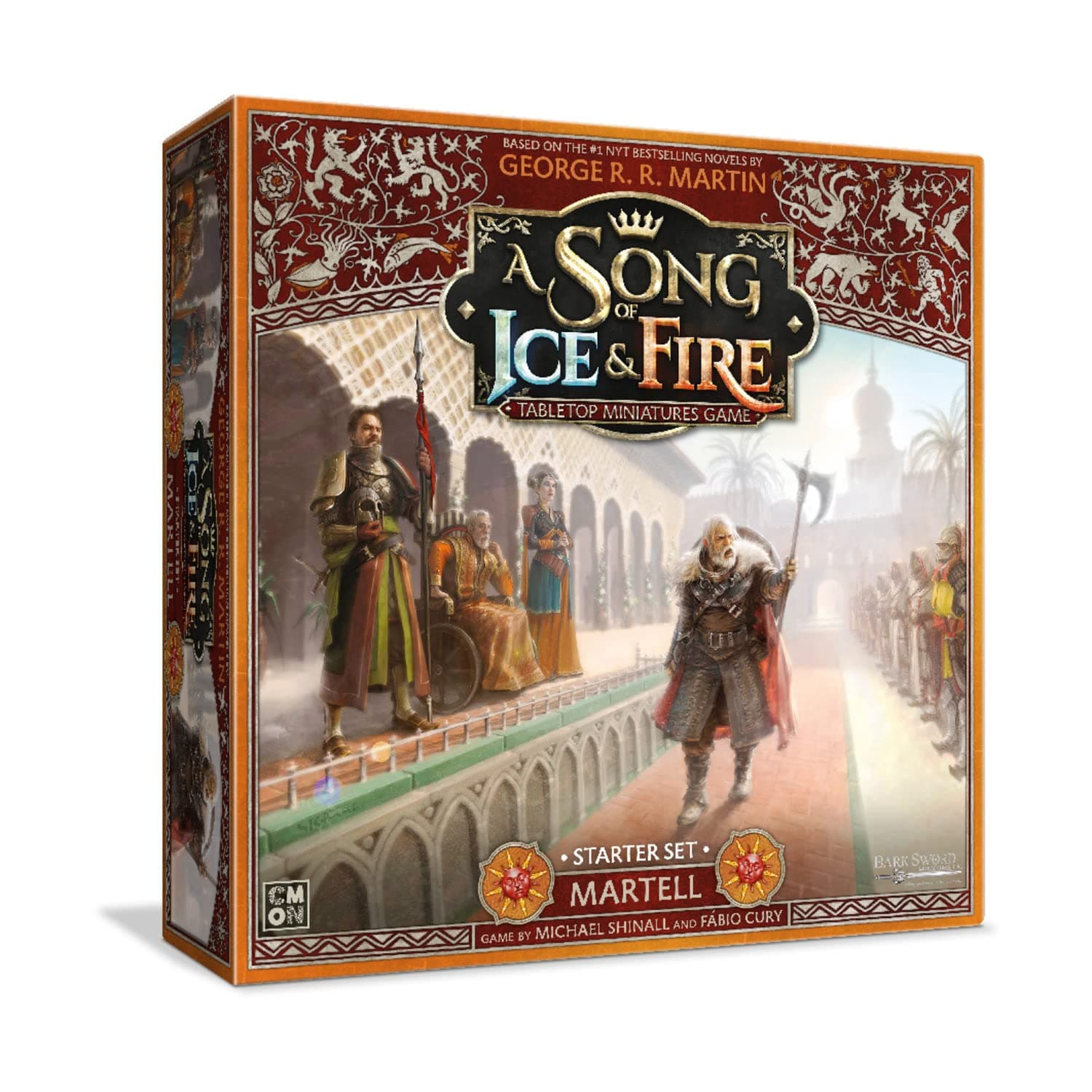 CMON A Song of Ice and Fire Tabletop Miniatures Game House Martell Starter Set | Strategy Game for Teens and Adults | Ages 14+ | 2+ Players | Average Playtime 45-60 Minutes | Made by