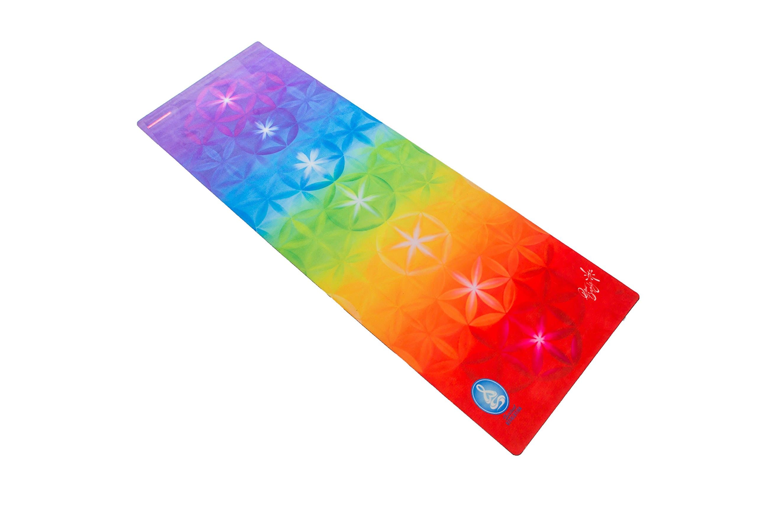 Spiritual RevolutionYoga Combo Mat - Luxury Mat and Towel That Grips While You Sweat. No Slip, PVC Free, and Machine Washable.