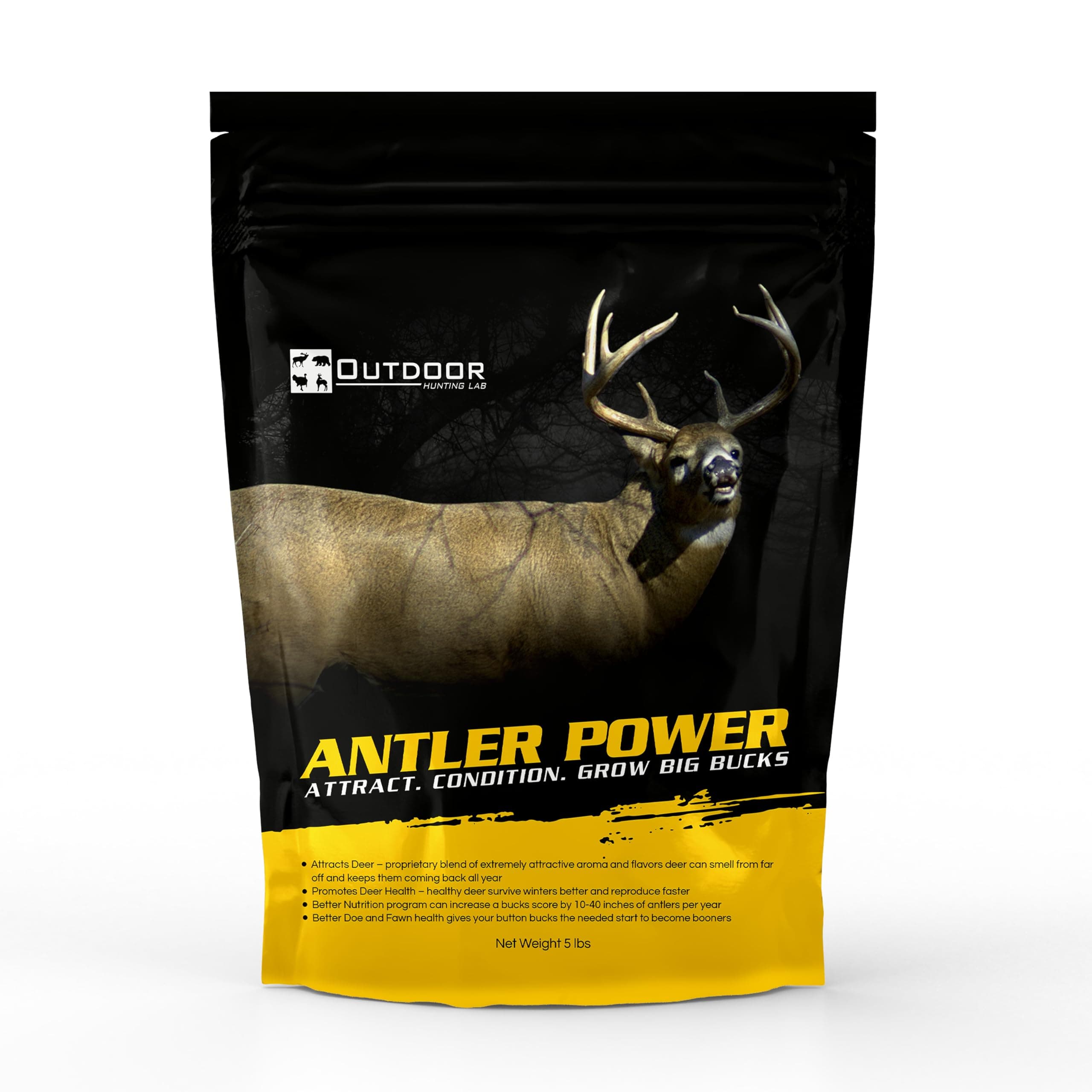Antler Power Deer Mineral Powder – Chelated Vitamins & Minerals for Antler Growth & Buck Attraction