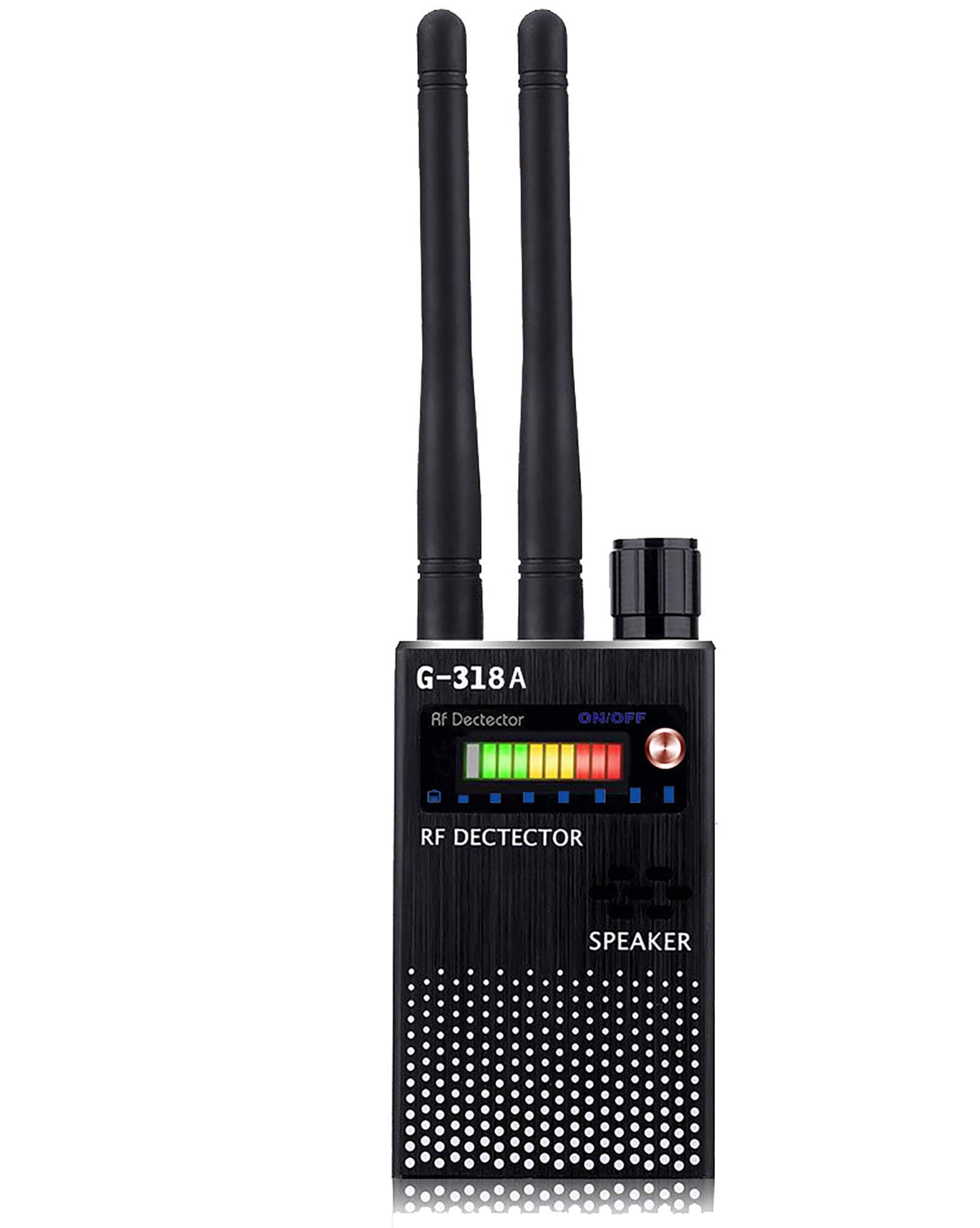 RF Signal Detector,Wireless Hidden Camera Sanner GSM Listening Device Finder Cellphone Bug Sweeper GPS Tracker Locator