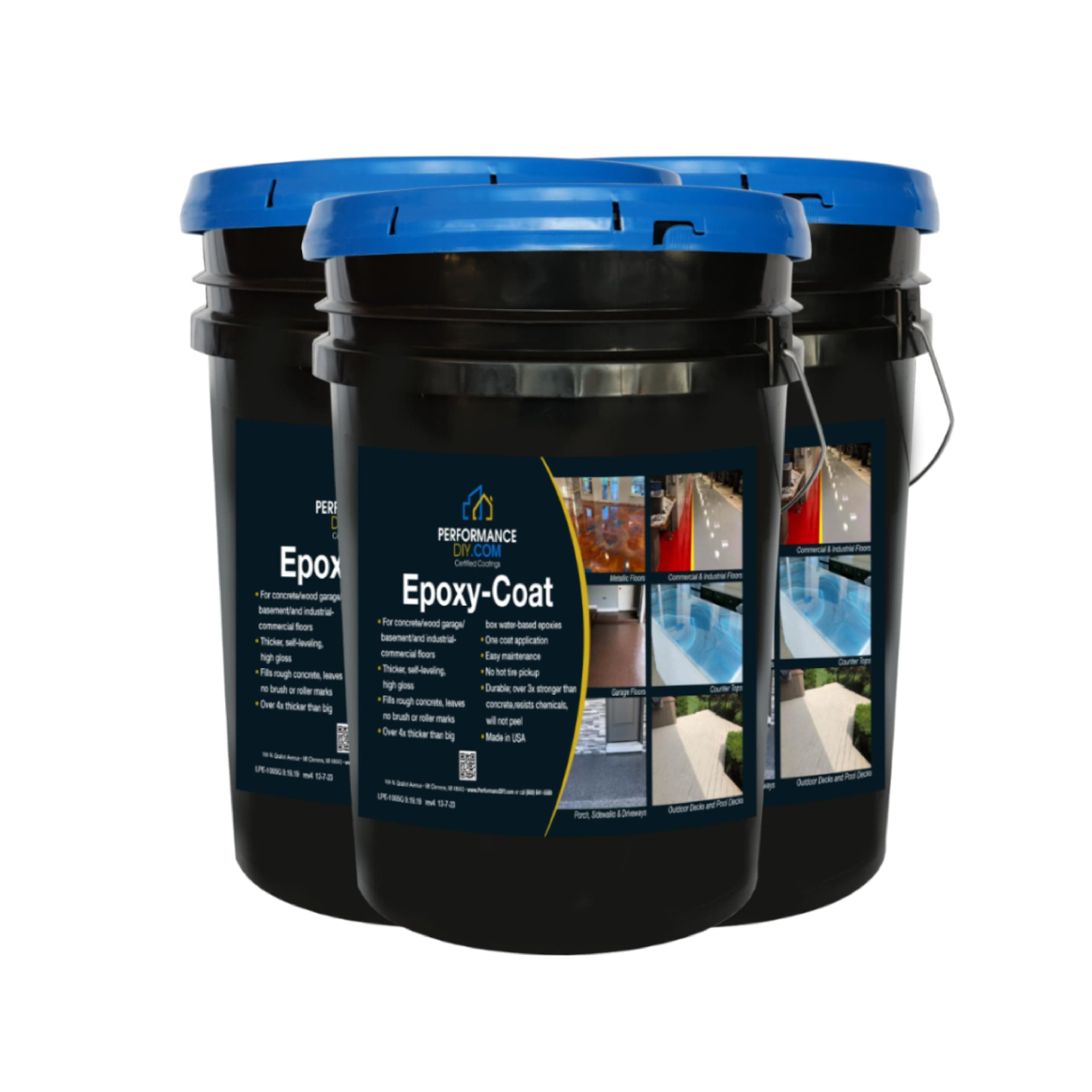 Epoxy Floor Kit – Good Full Kit – Medium Brown Base with Canyon Brown Blend Flake – Covers 2,500 sq. ft. at 9.7 mils Thickness – Ideal for Garage, Basement, Concrete Floors, and More