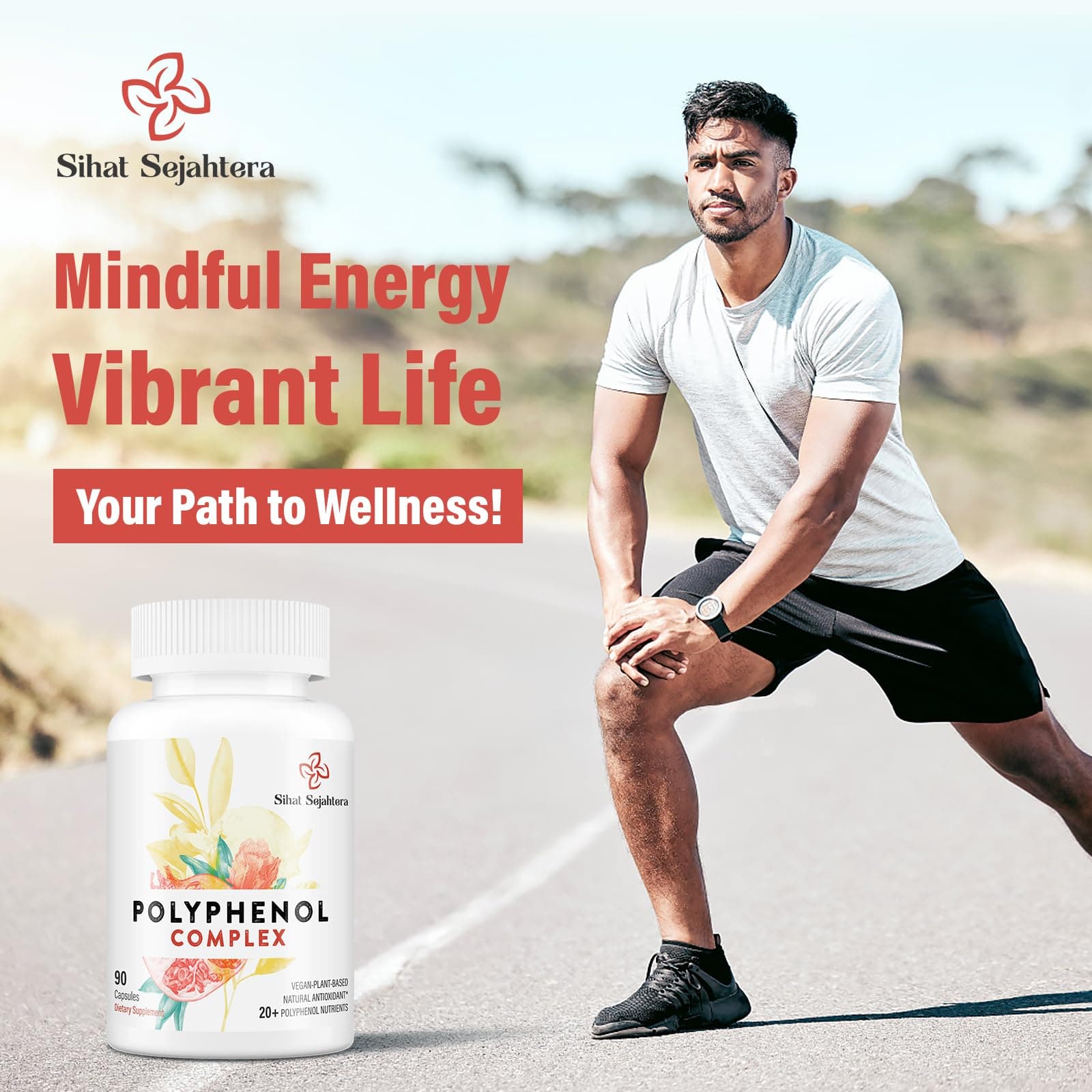 67,500 MG Polyphenols Supplement - Powerful Antioxidants & Polyphenol for Age Defense, Polyphenol Superfood, Quercetin, Resveratrol, Green Tea, Plant-Based & Energy, Immune Support, 360 Capsules