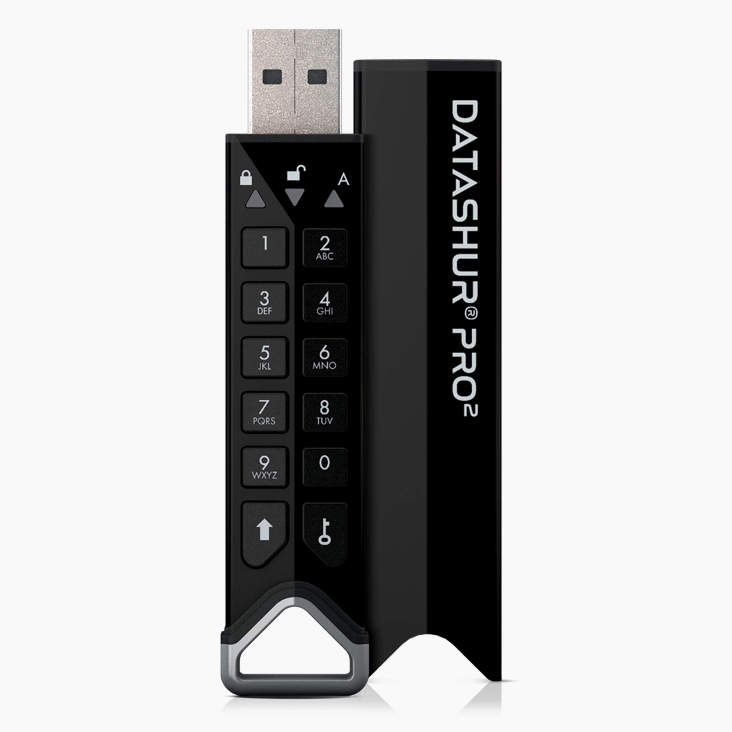 datAshur PRO2 128 GB - Secure Flash Drive - FIPS 140-2 Level 3 Certified - Password protected - Dust/Water-Resistant