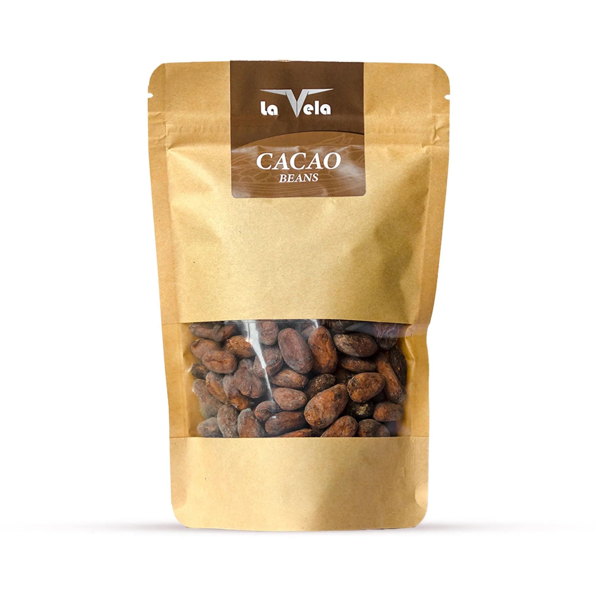 La Vela Premium Cacao Beans 227g | 100% Natural Raw Cocoa Beans for Baking, Chocolate Making & Healthy Snacking | Rich in Antioxidants & Nutrients