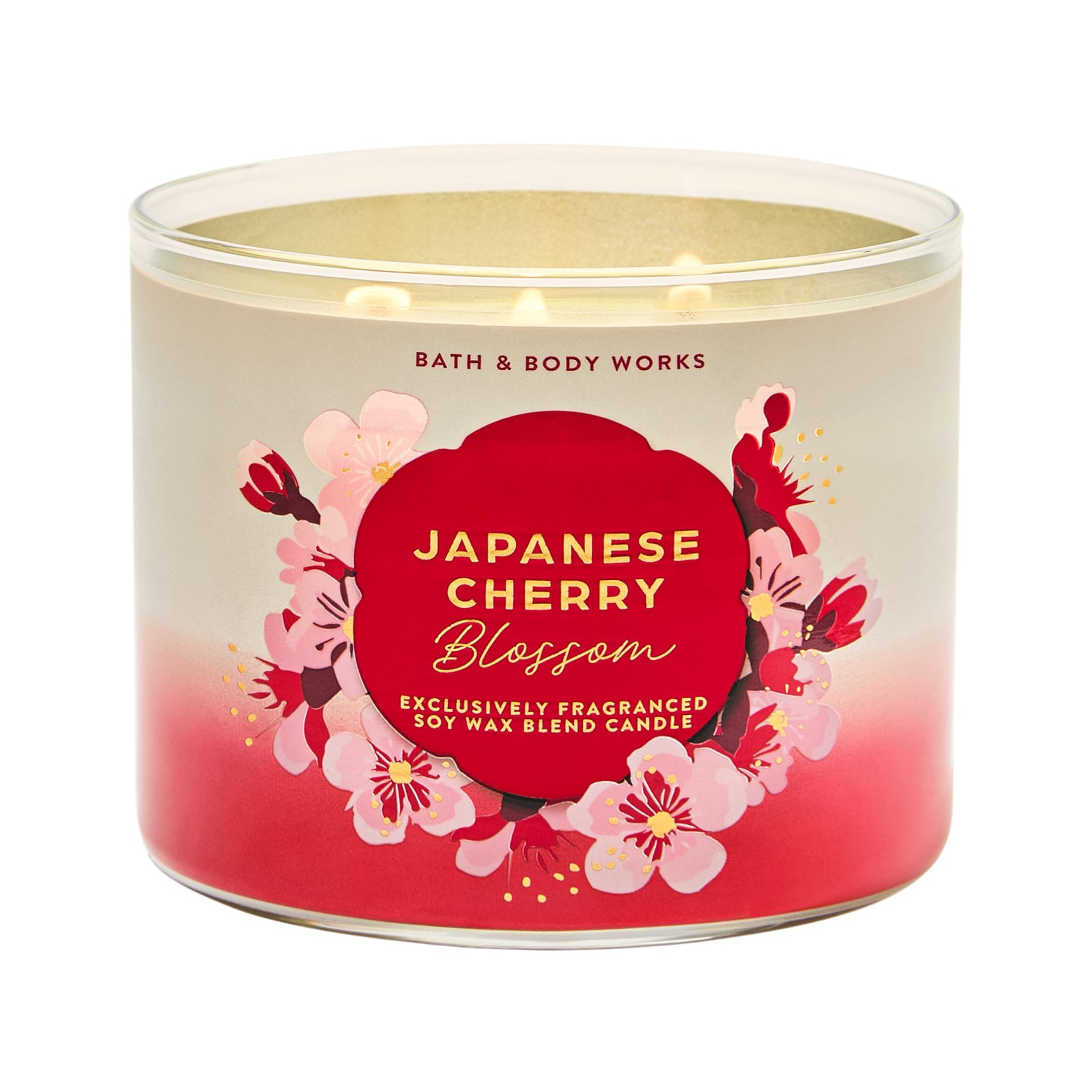 Bougie 3 Mèches Japanese Cherry Blossom Bath and Body Works