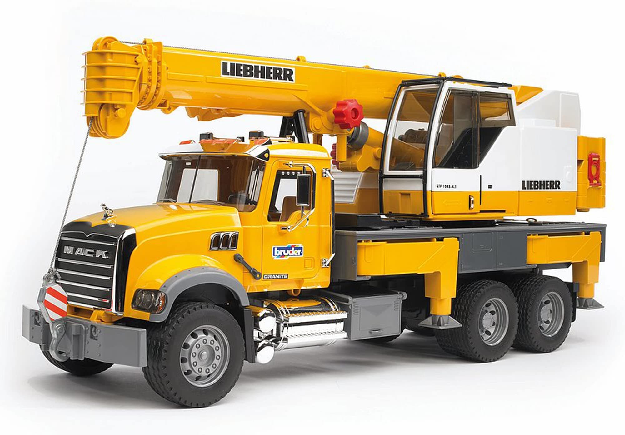 bruder MACK Granite Liebherr crane truck
