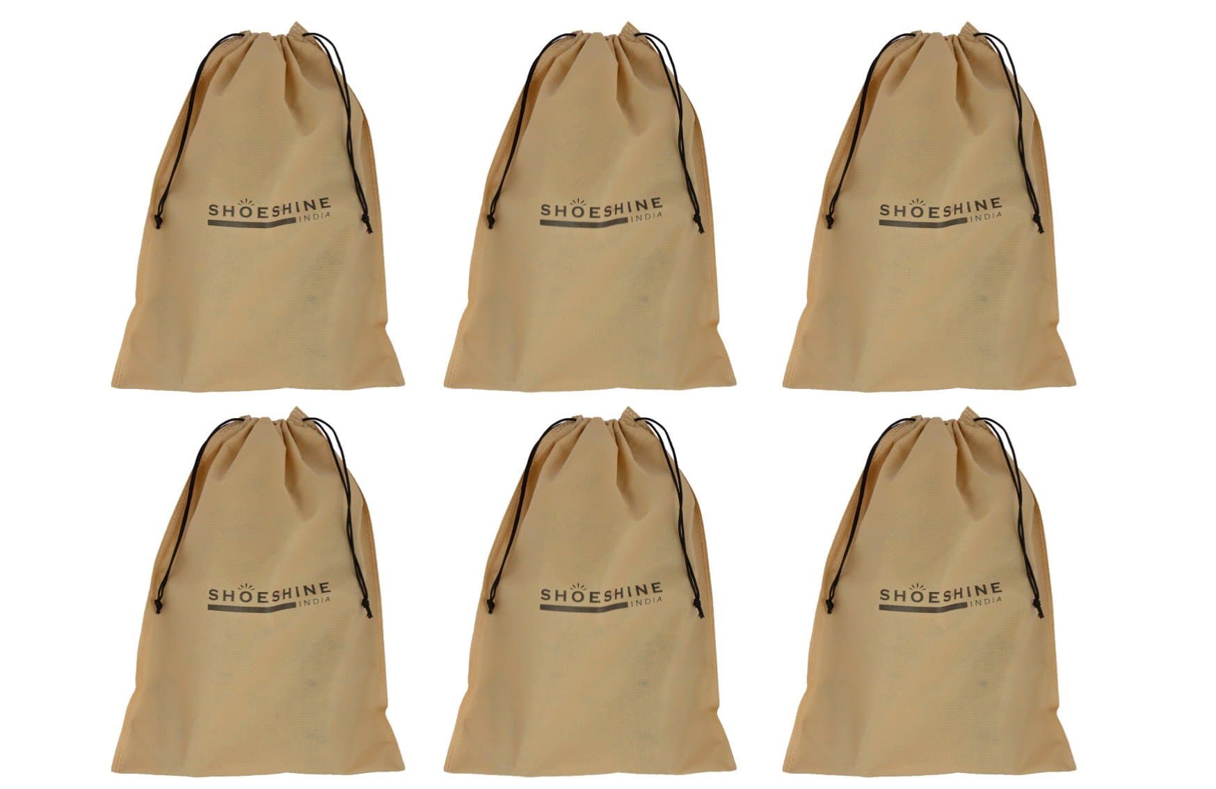 SHOESHINEShoe Bag/Sleeves (Set of 6 Pcs) Under Bed Storage Pouch/Cover