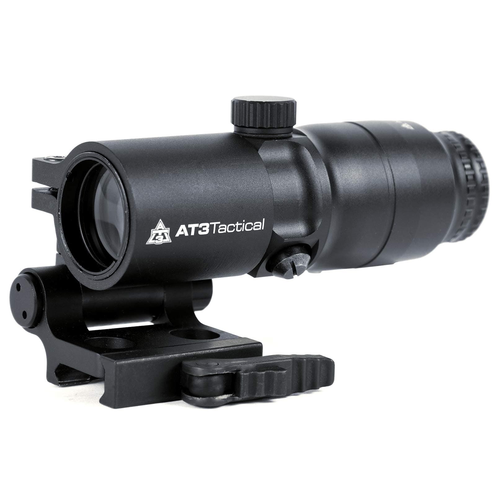 AT3 Tactical 4xRDM 4X Red Dot Sight Magnifier with QD Flip-to-Side Mount