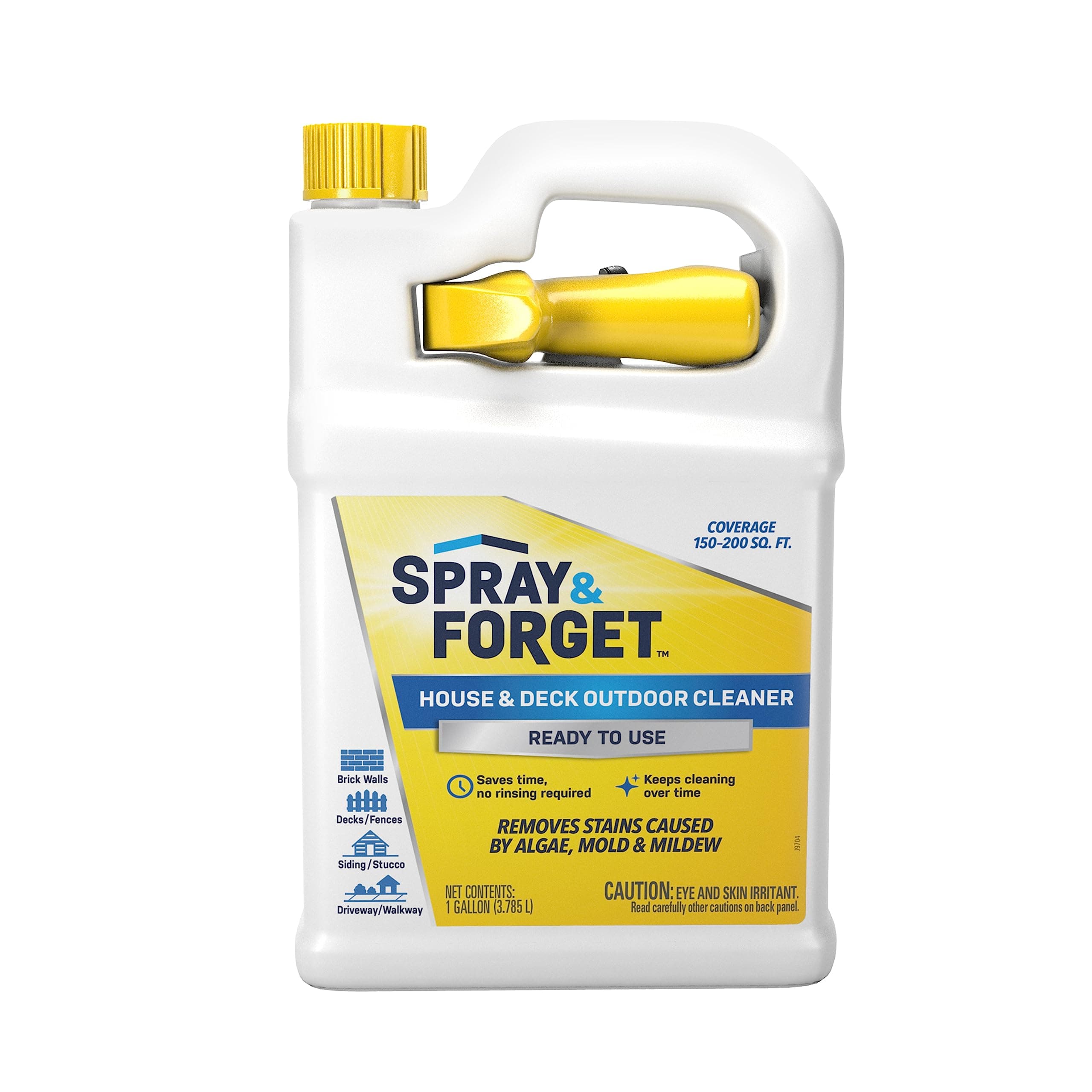 Spray & ForgetSprat & Forget Ready-to-Use House & Deck Outdoor Cleaner Nested Trigger Spray Bottle, 1 Gallon