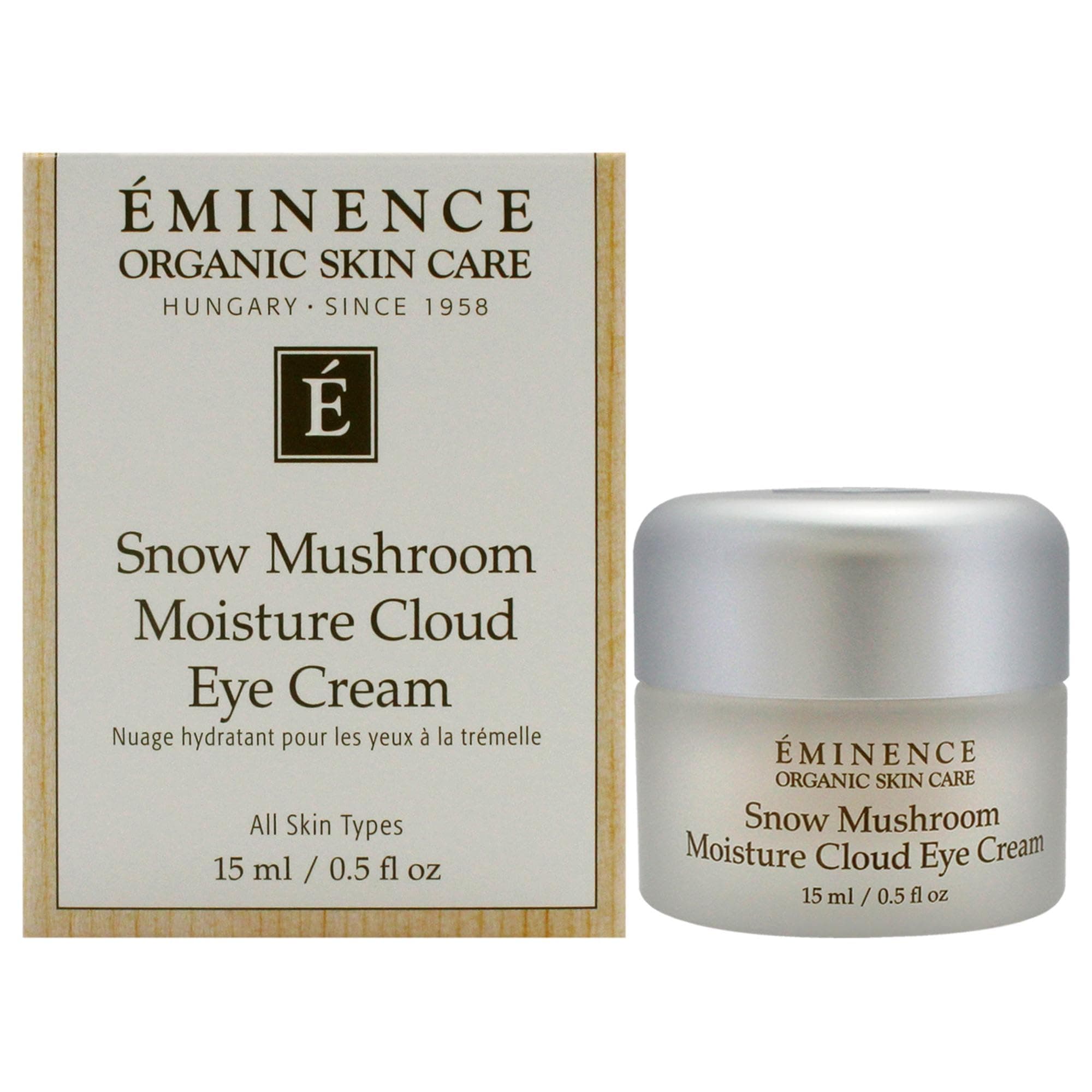 Organic Snow Mushroom Moisture Cloud Eye Cream 0.5 Fl Oz (Pack of 1)
