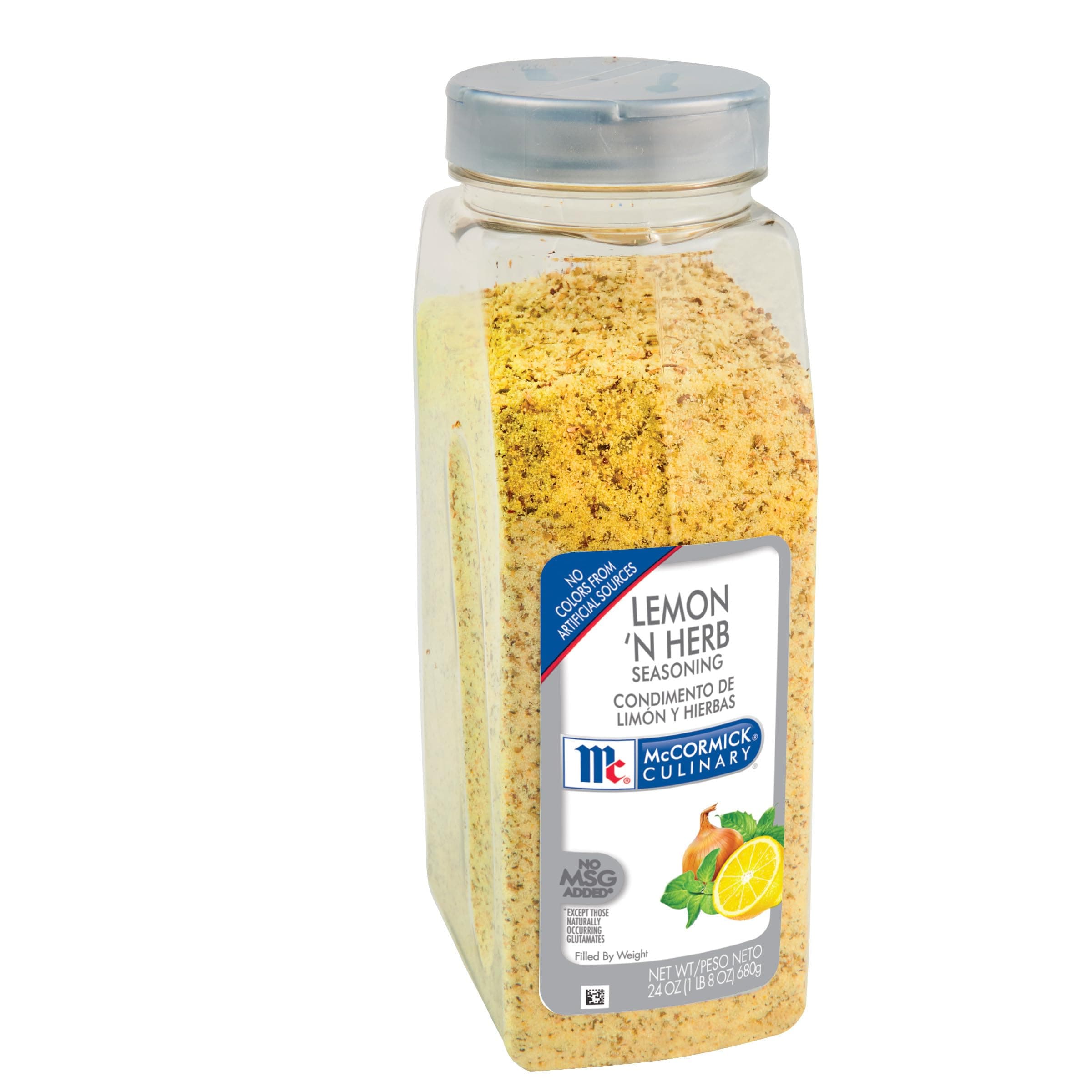 Lemon 'N Herb Seasoning, 24 oz - One 24 Ounce Container of Lemon Herb Seasoning with Citrus and Savory Flavors, Best with Vegetables, Seafood, Sauces and More