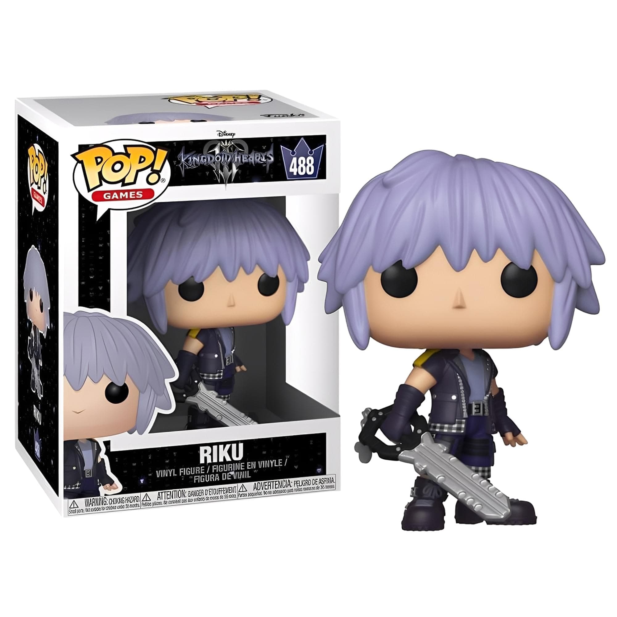 Pop Disney: Kingdom Hearts 3 - Riku Collectible Figure, Multicolor
