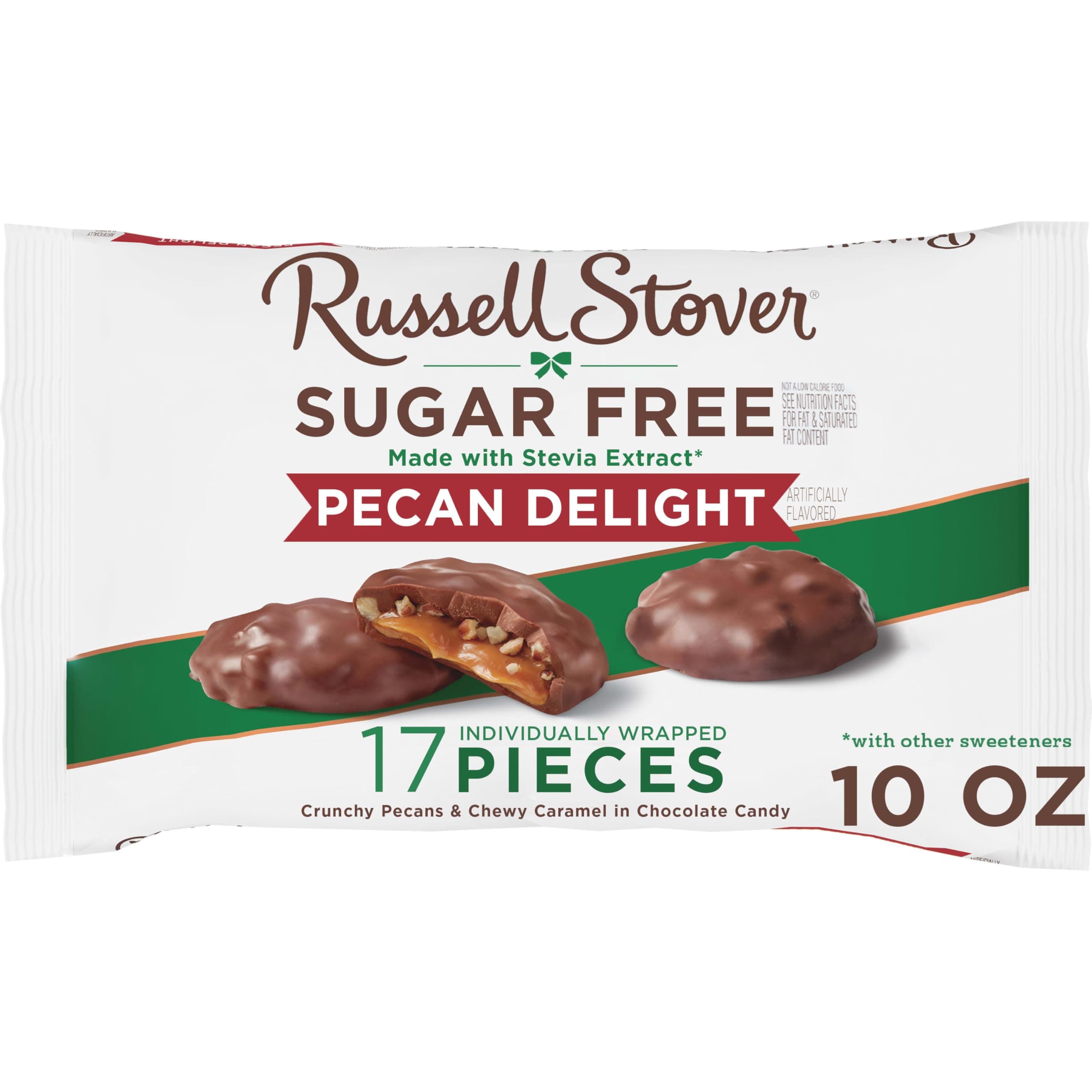 Sugar Free Pecan Delights with Stevia, 10 oz. Bag