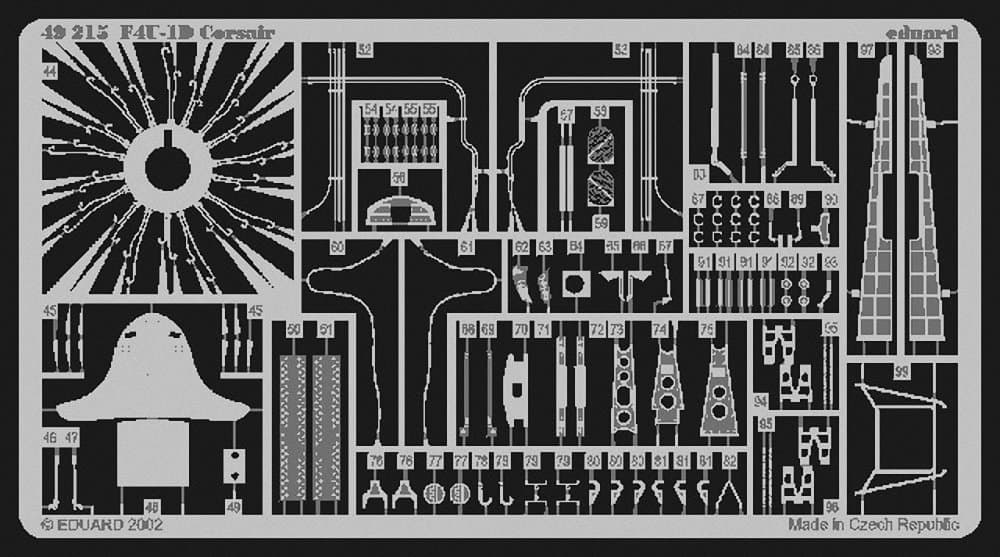 49215 Model Building Accessories F4U-1D Corsair for Tamiya kit