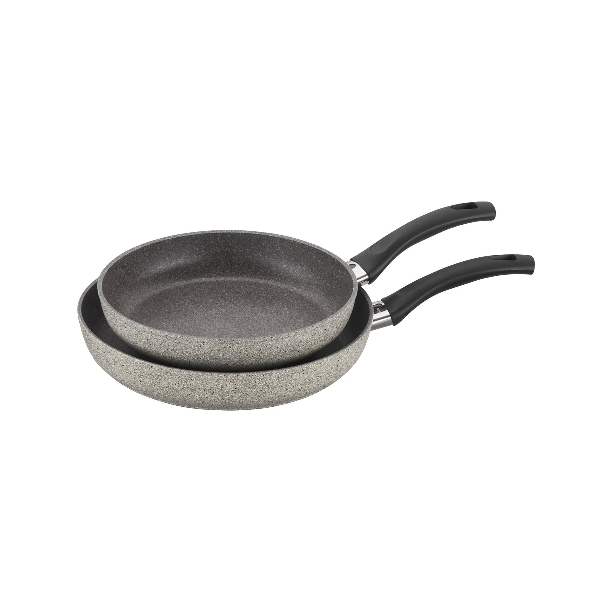 PARMA by HENCKELS 2-pc Nonstick Pot and Pan Set, Made in Italy, Set includes 10-inch and 12-inch fry pan