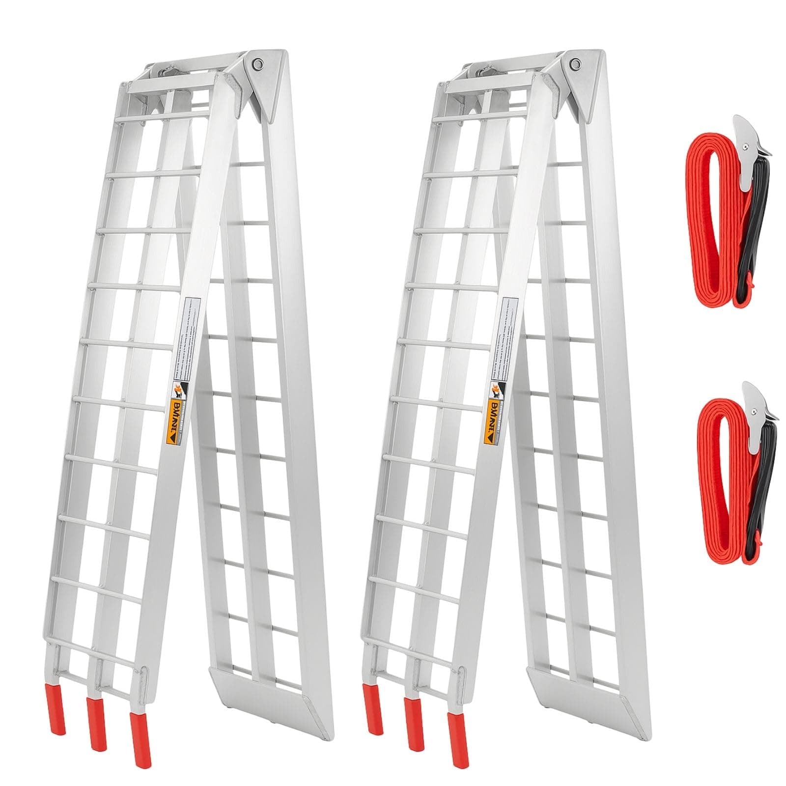 ATV Ramps Aluminum Folding Loading Ramps 1500lbs Capacity 7.5FT,2pc Lightweight Portable Ramps Truck Ramps Motorcycle Ramps 4 Wheeler Ramps for Pickup Trucks,Trailer,Lawn Mower,Dirt Bike.