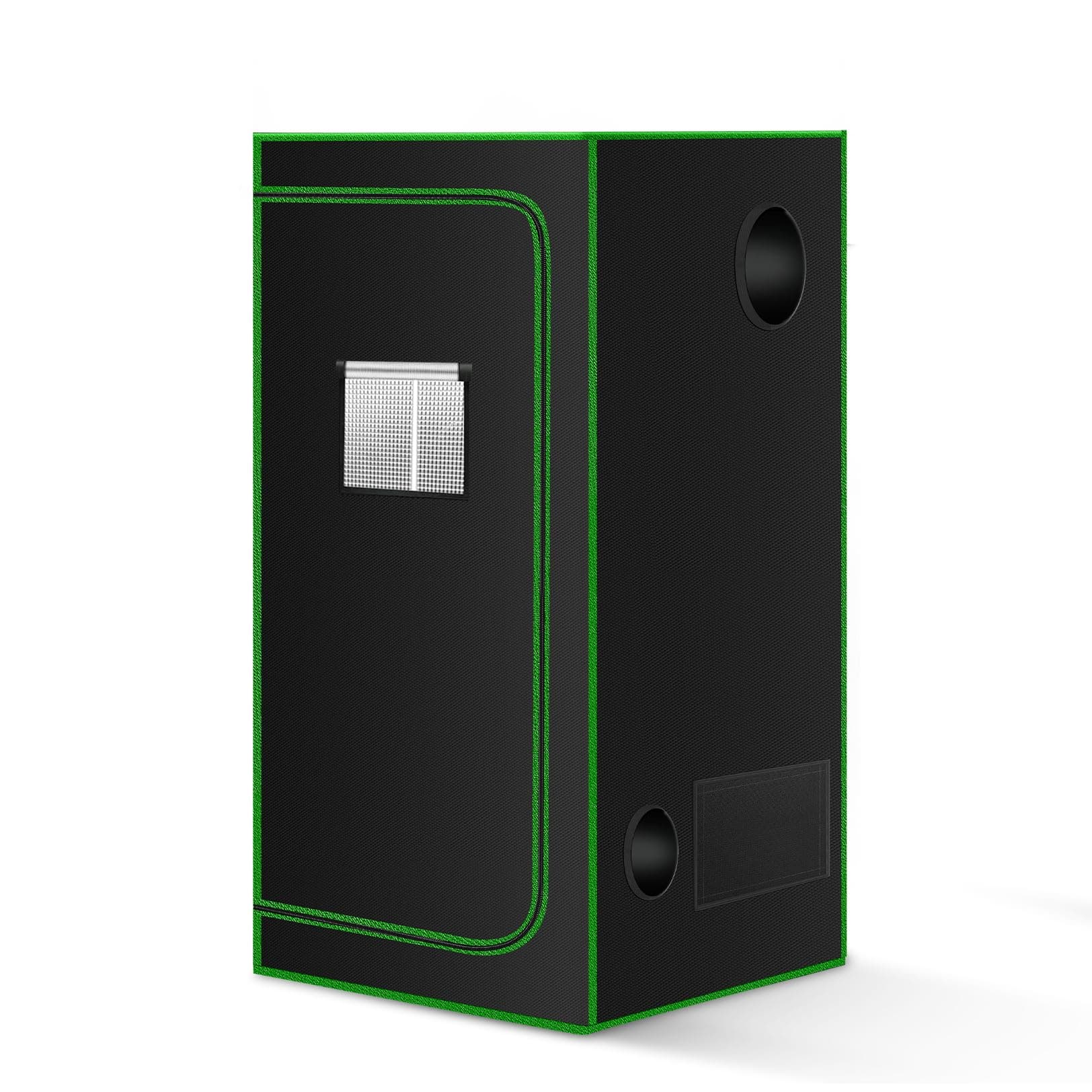 MELONFARM 2x2 グローテント 24インチx24インチx55インチ 高反射 600D ダイヤモンド マイラーキャンバス 観察窓とフロアトレイ付き 水耕栽培屋内植物栽培用