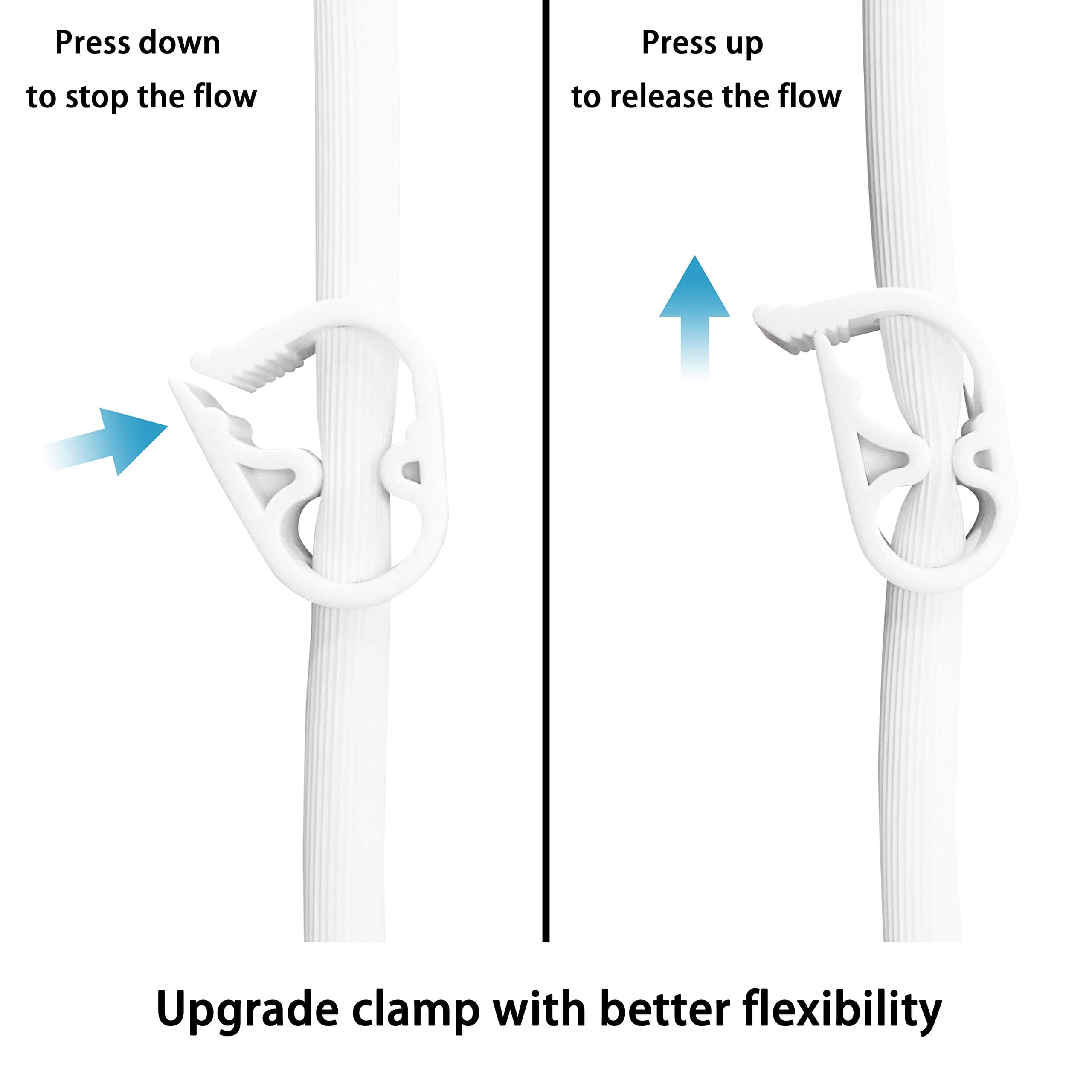 Abyclean Silicone Enema Bag Kit Anal Douche Vaginal Douche Enema Cleaner for Women’s or Man’s Health (R-Blue)