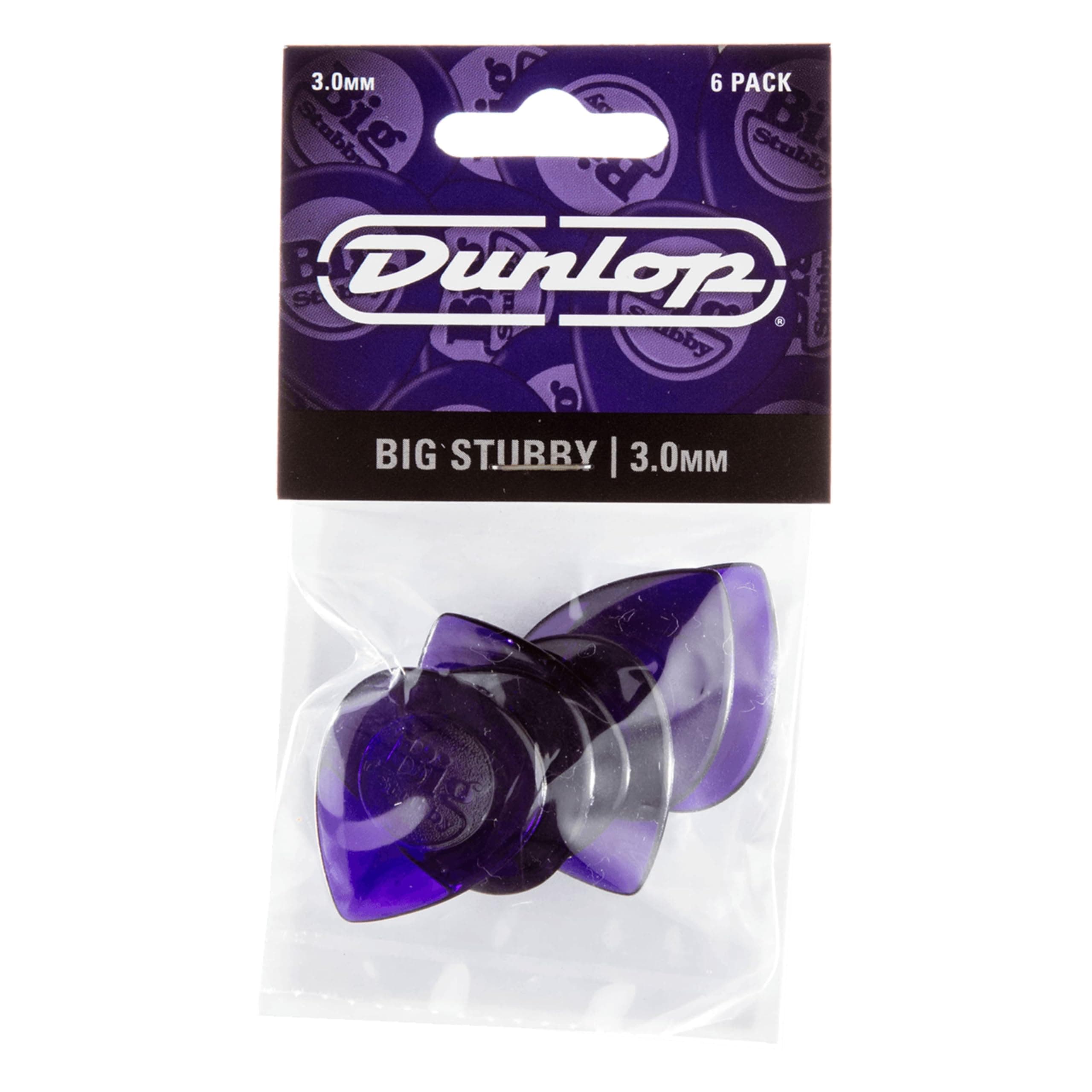 Dunlop Big Stubby Picks, 3.0mm by Jim Dunlop