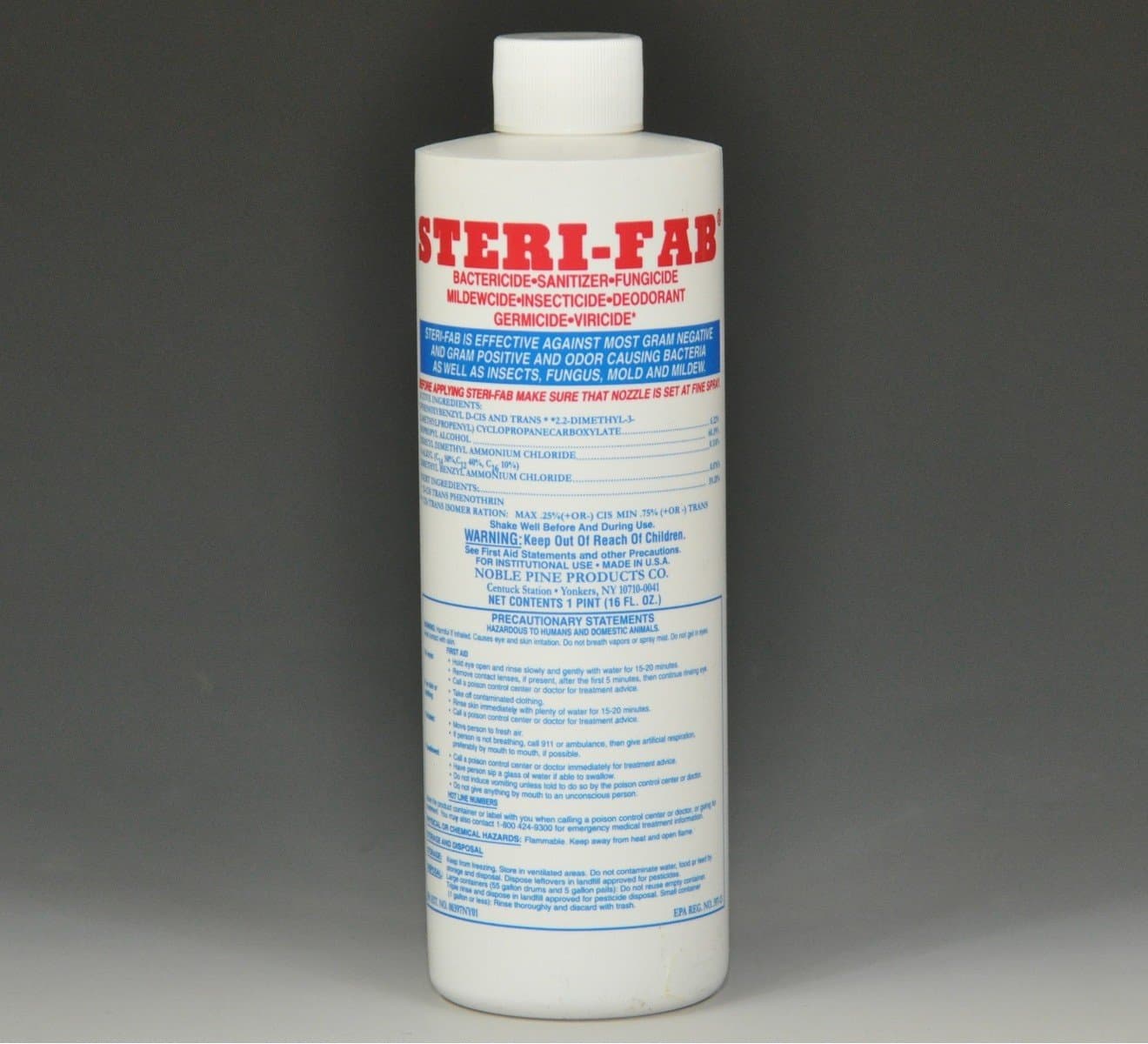 Sterifab 16oz- Sanitizer and Bed Bug Killer