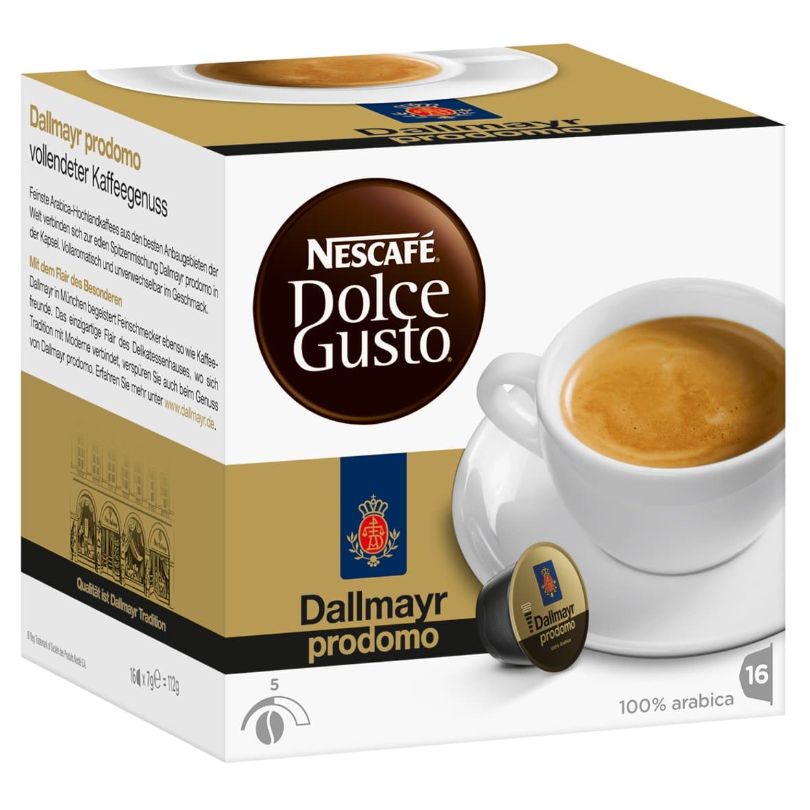 NescafeDolce Gusto Dallmayr Prodomo 16 Capsules