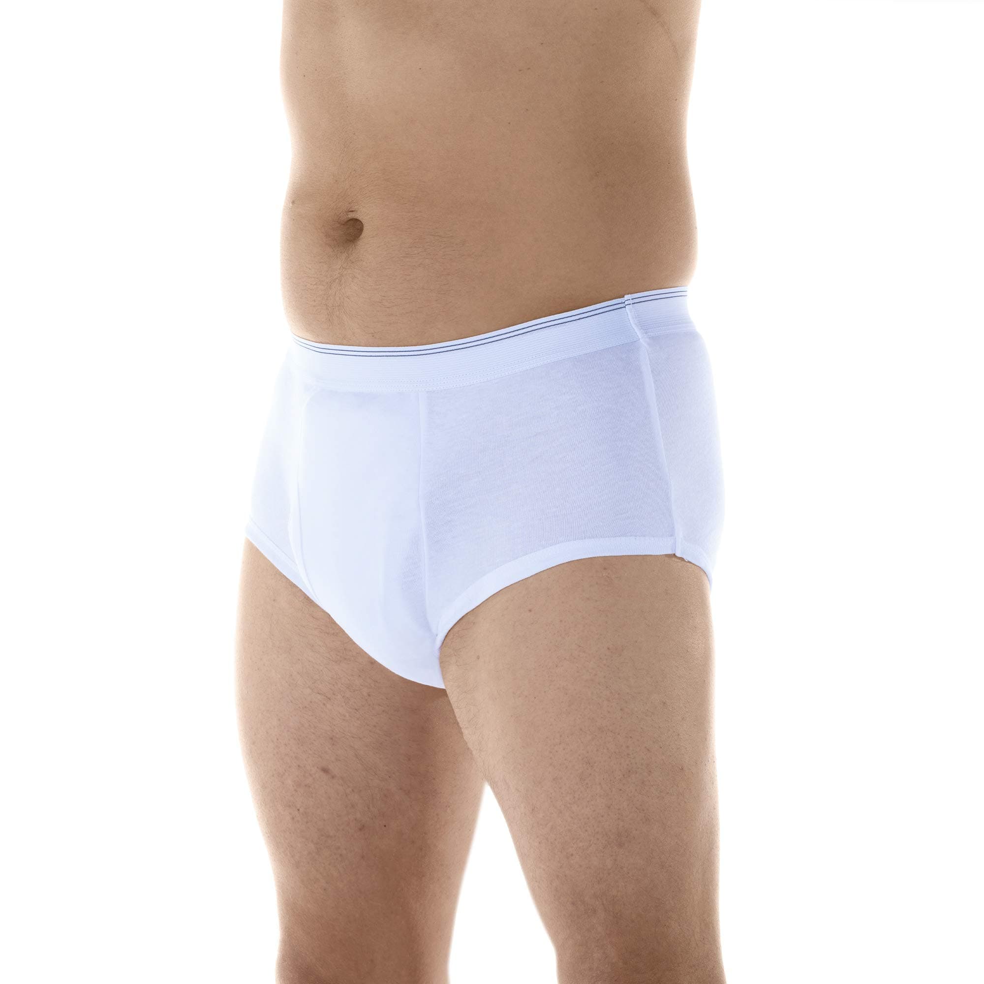 Wearever Maximum Absorbency (650ml) Men's Maximum Brief - Incontinence Pants for Men (XL, White)