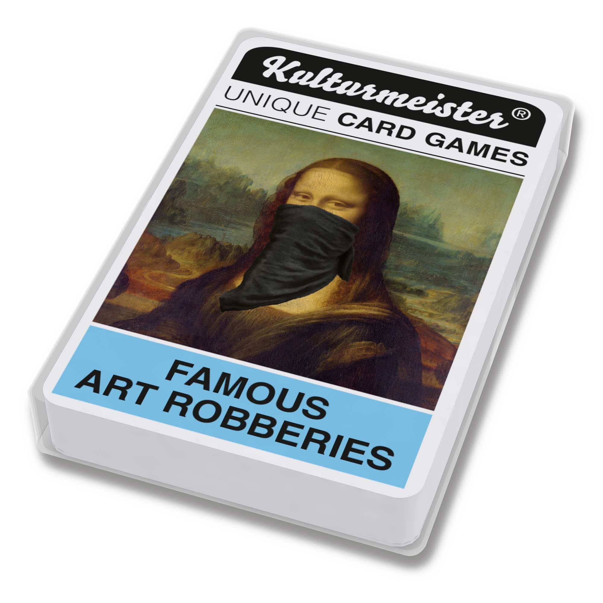 KulturmeisterFamous Art Robberies Card Game: Engage in Unique Famous Art Cards Trump Game, Cool Playing Cards Themed with Famous Paintings, Ideal for Art Games Lovers & Play Cards