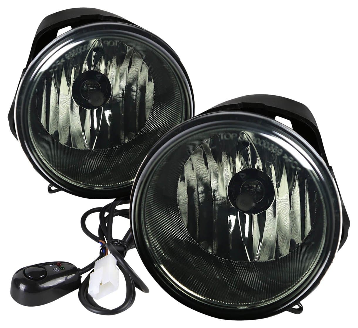 DNA Motoring FL-300C05-SM Front Bumper Fog Light, Driver and Passenger Side
